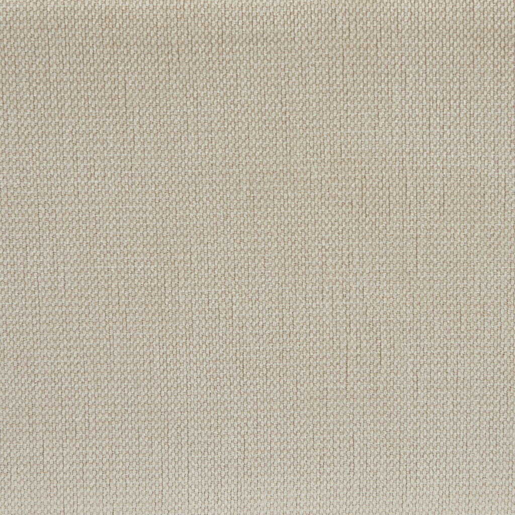 PILKA Striped Fabric Storage Bed with Slatted Base – Beige