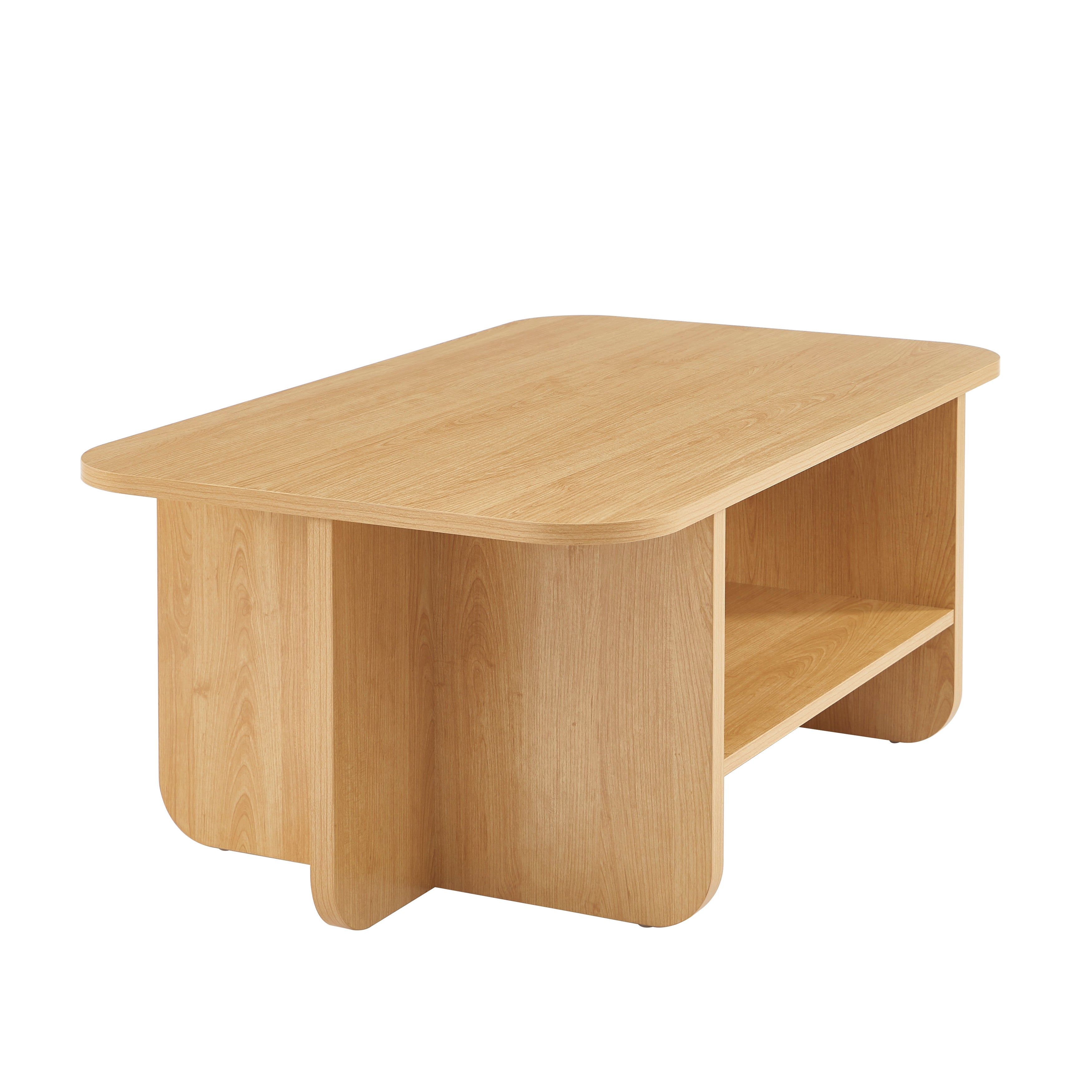 ROKIA Solid Wood Coffee Table – Light wood
