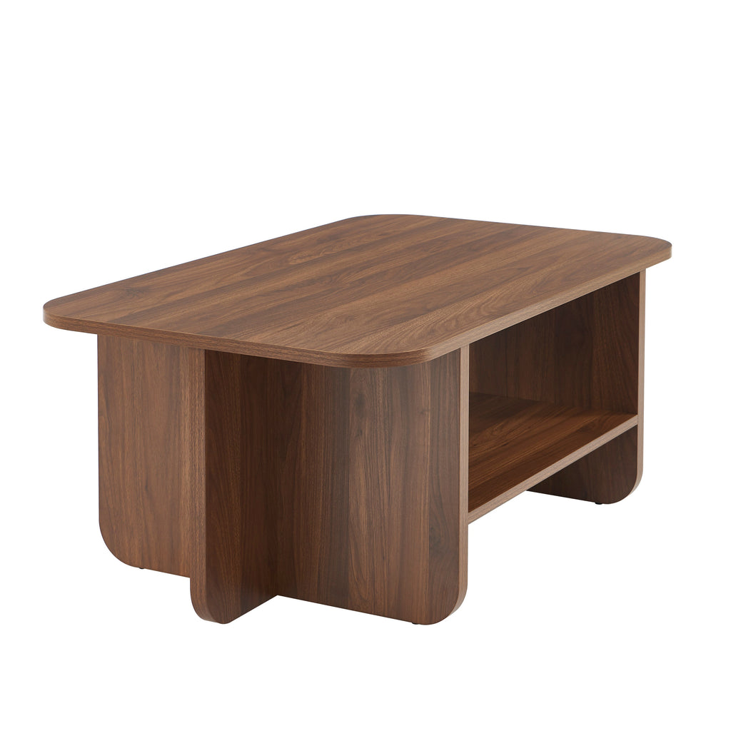 ROKIA Solid Wood Coffee Table – Walnut