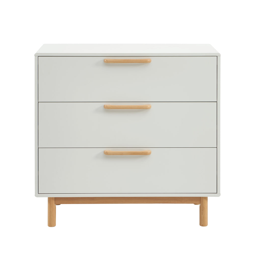 Kids Chest Of Drawers Rome White 3 Drawers 90cm – White