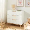 Kids Chest Of Drawers Rome White 3 Drawers 90cm – White