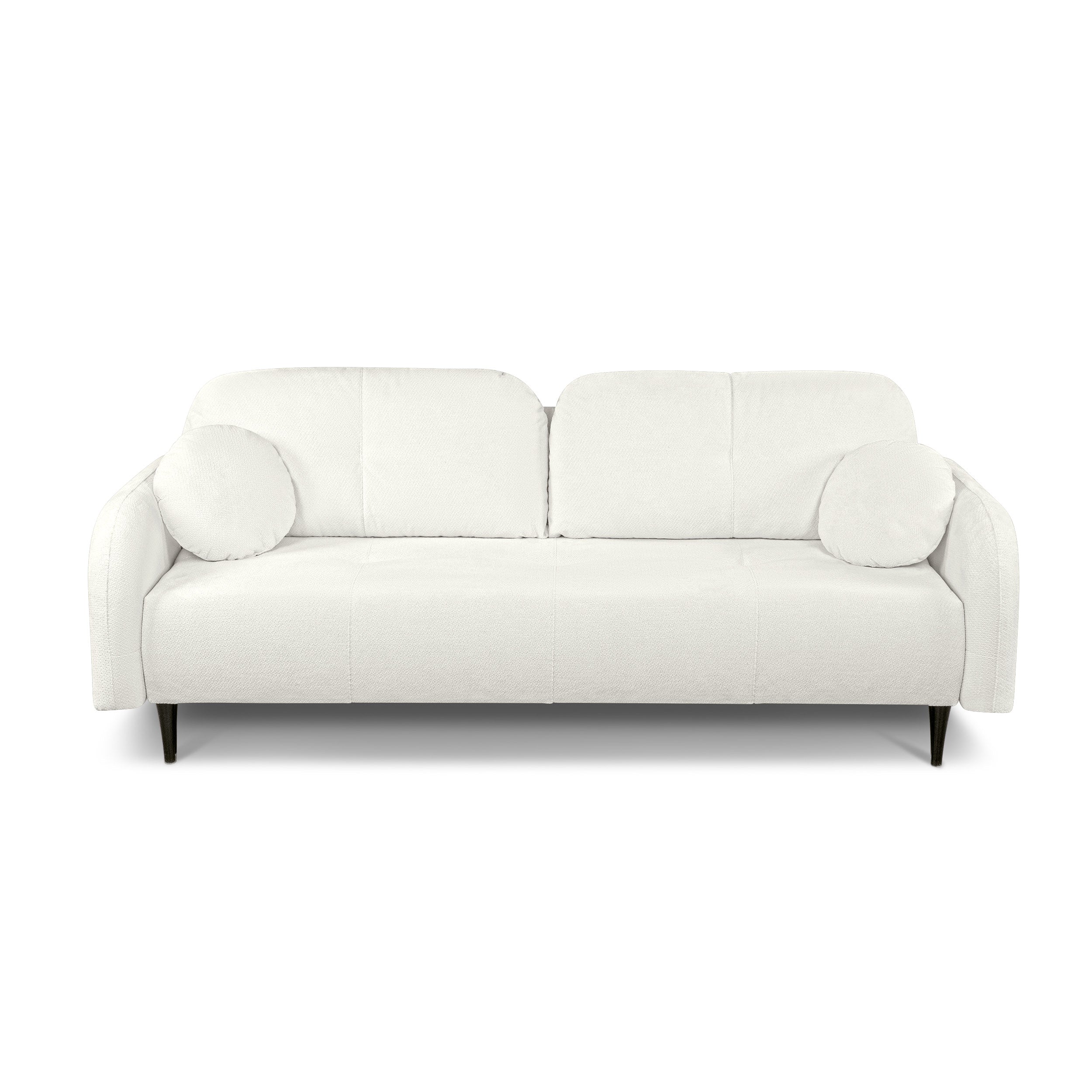 ROTONDO 3-Seater Convertible Sofa – Bouclé Fabric Sleeper Sofa
