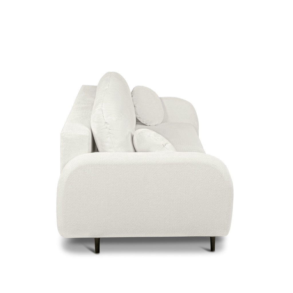 ROTONDO Fabric Straight Sofa – Beige