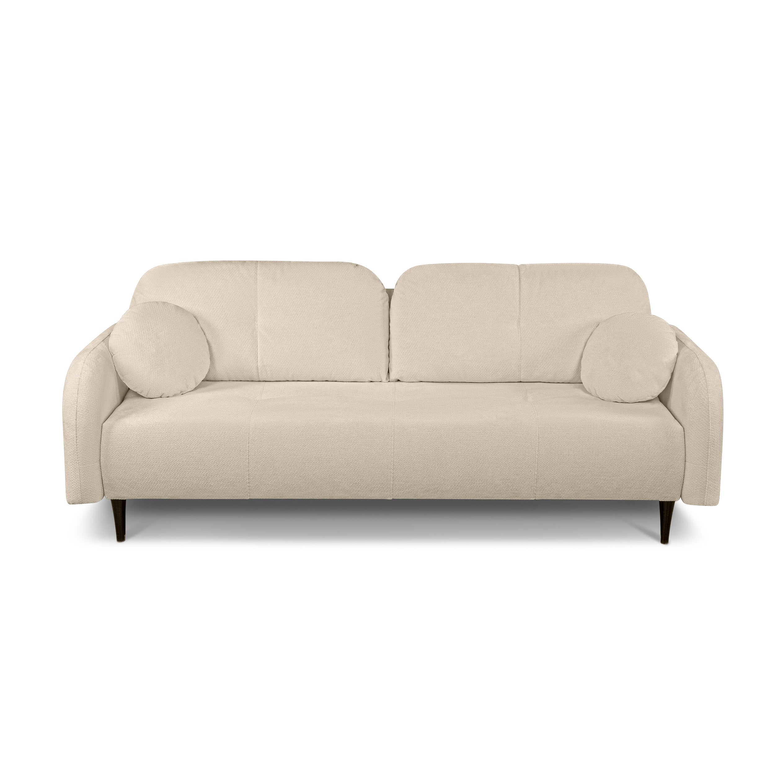 ROTONDO Fabric Straight Sofa – Greige