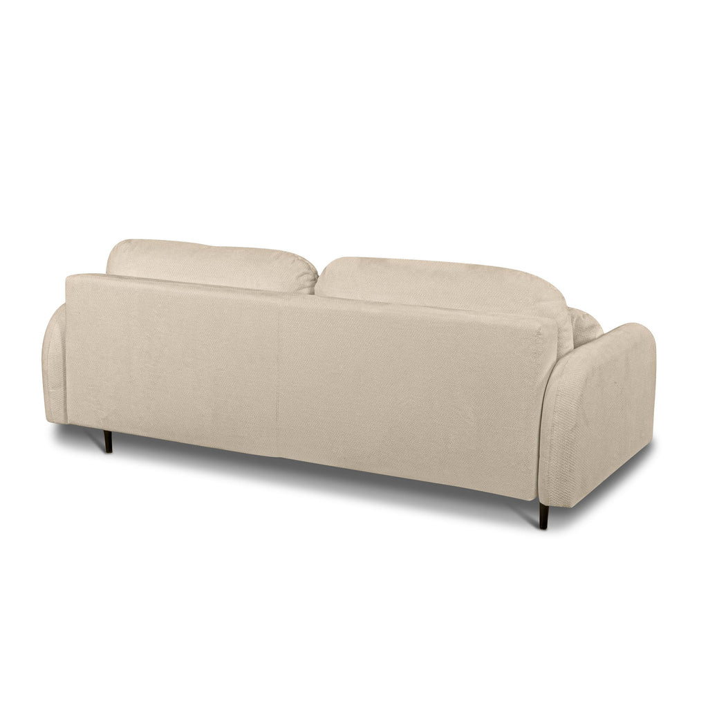 ROTONDO Fabric Straight Sofa – Greige