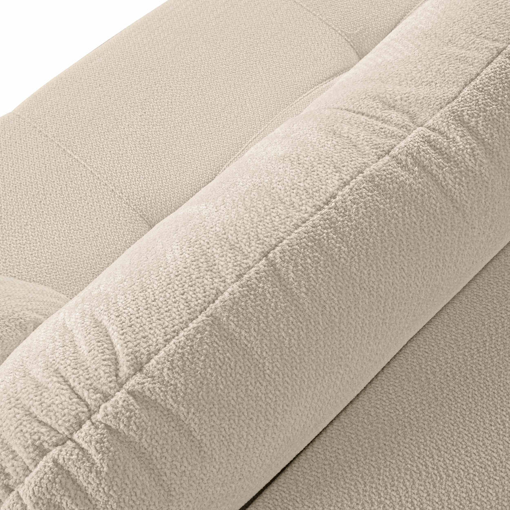 ROTONDO Fabric Straight Sofa – Greige