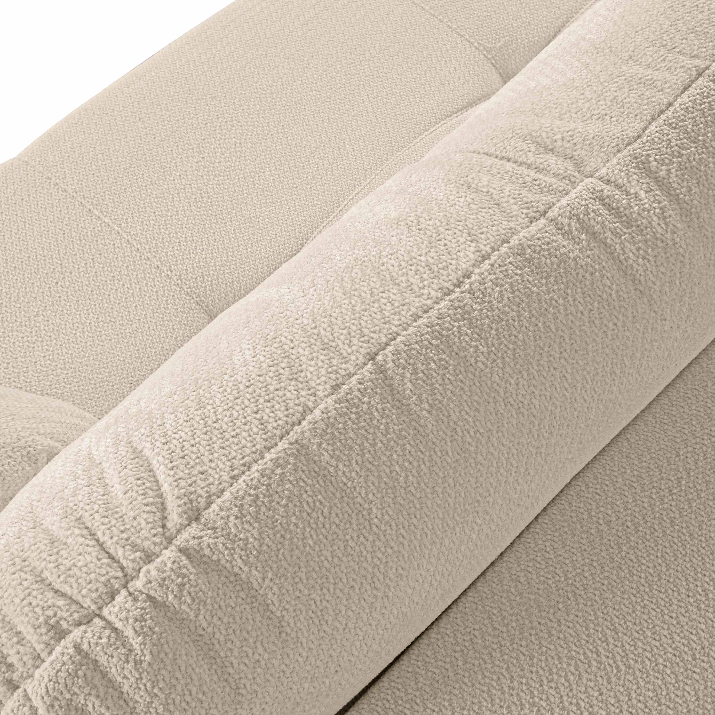 ROTONDO Fabric Straight Sofa – Greige