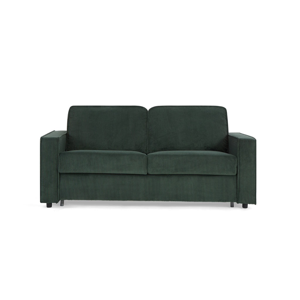 Sofa droit Convertible express ROYAL 3 places Corduroy Velvet Beige