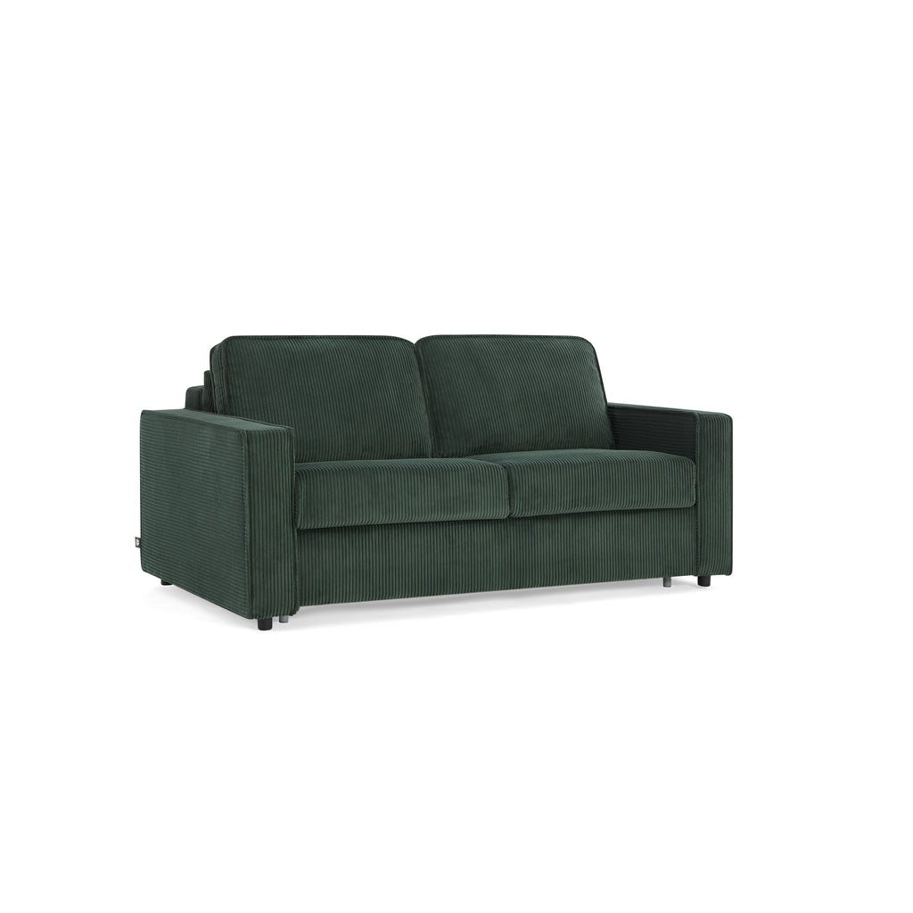 Sofa droit Convertible express ROYAL 3 places Corduroy Velvet Beige