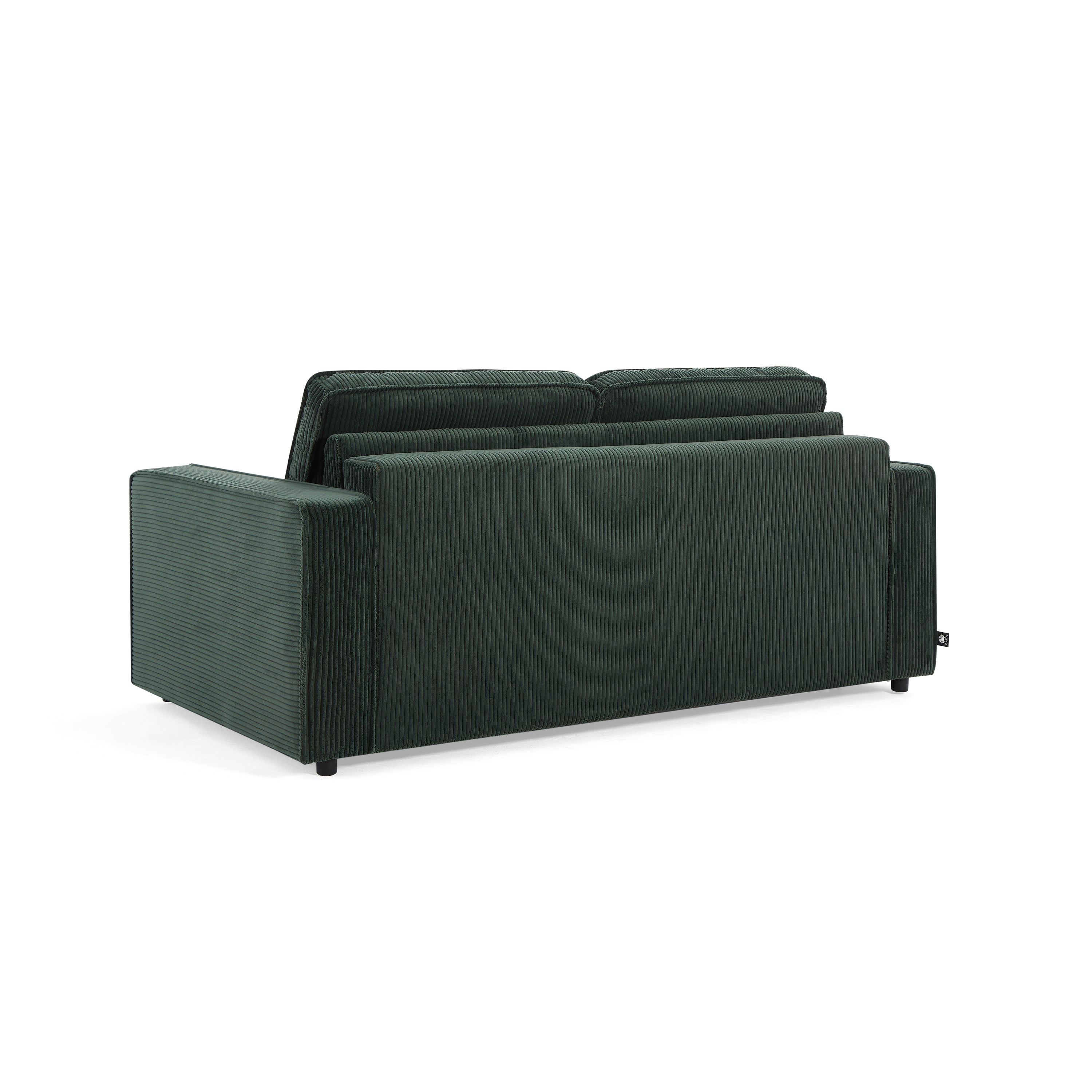 Sofa droit Convertible express ROYAL 3 places Corduroy Velvet Beige