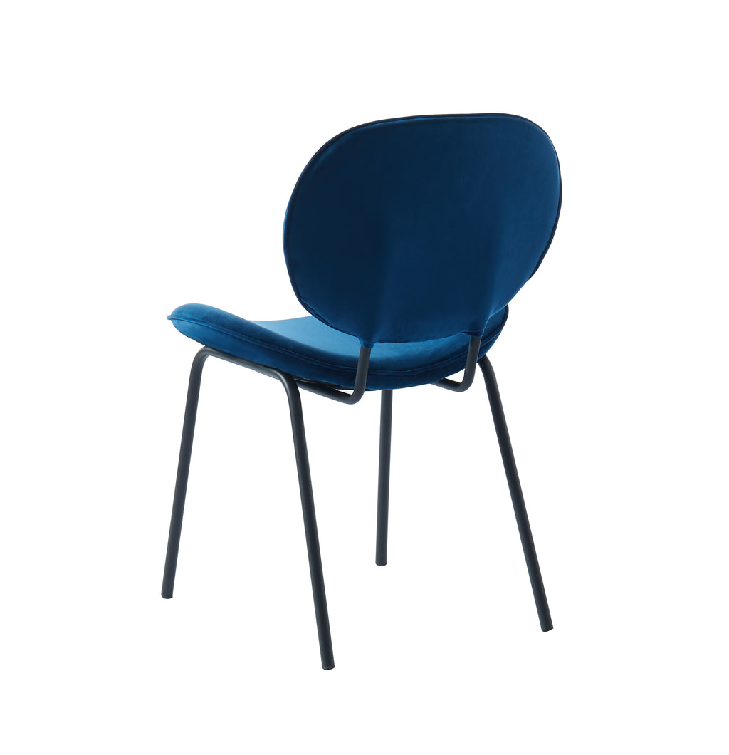 Set of 2 Chairs SHEILA Velvet - Blue