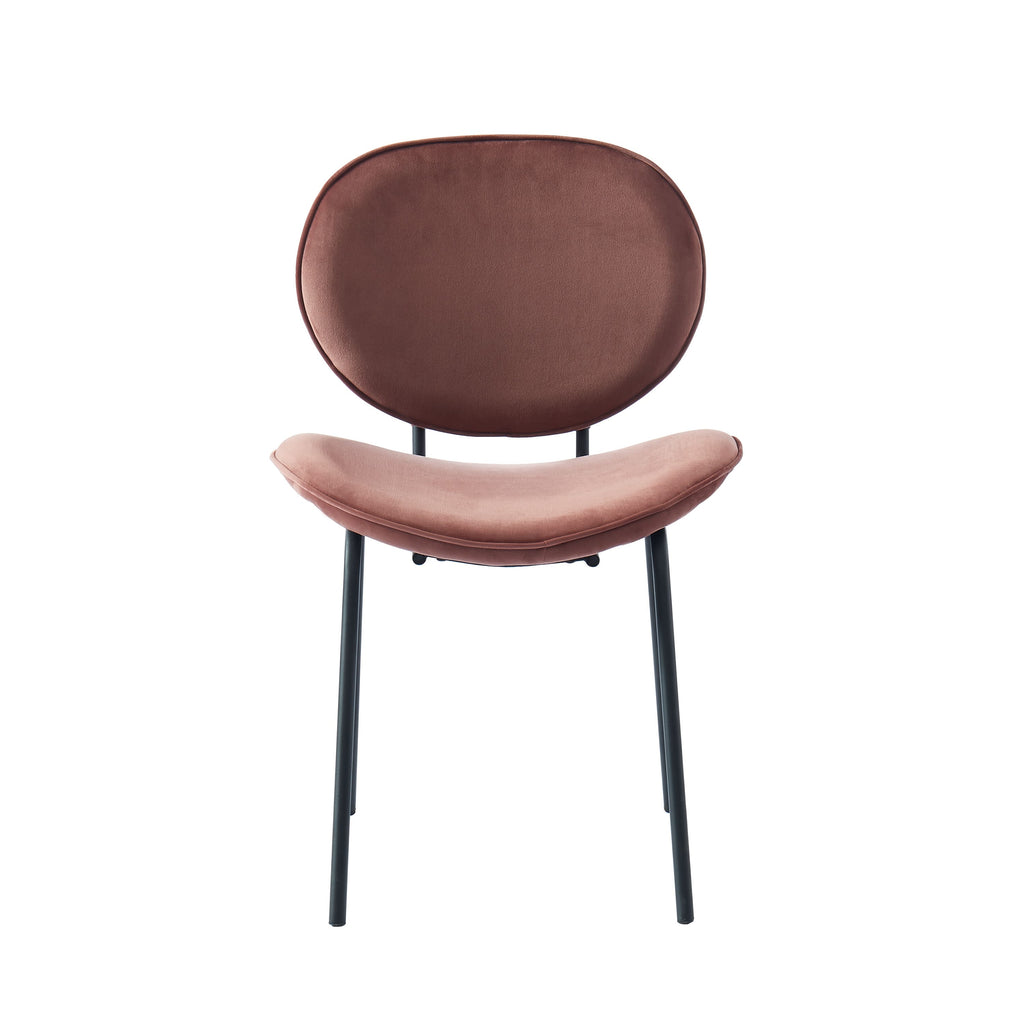 Set of 2 Chairs SHEILA Velvet - Pink