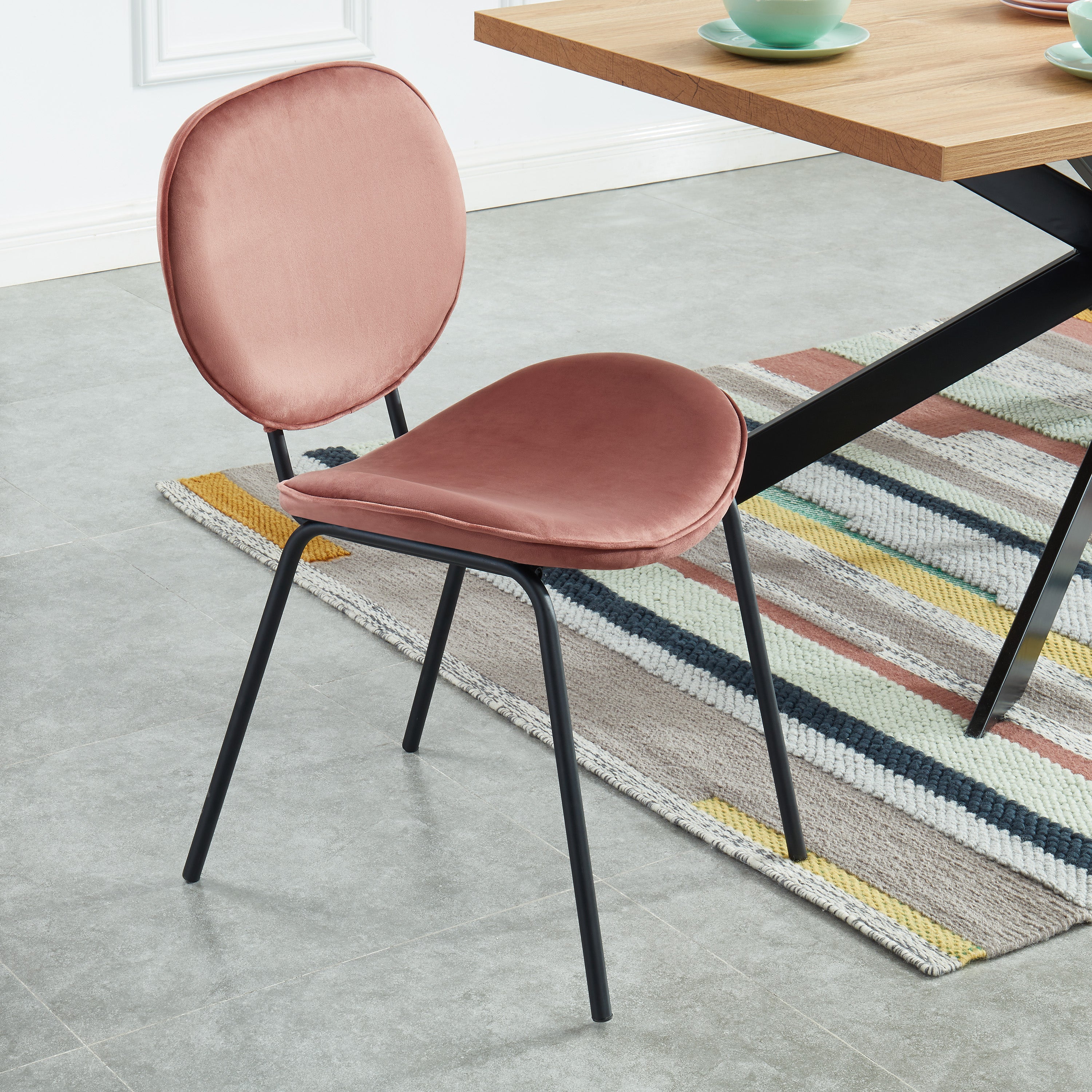 Set of 2 Chairs SHEILA Velvet