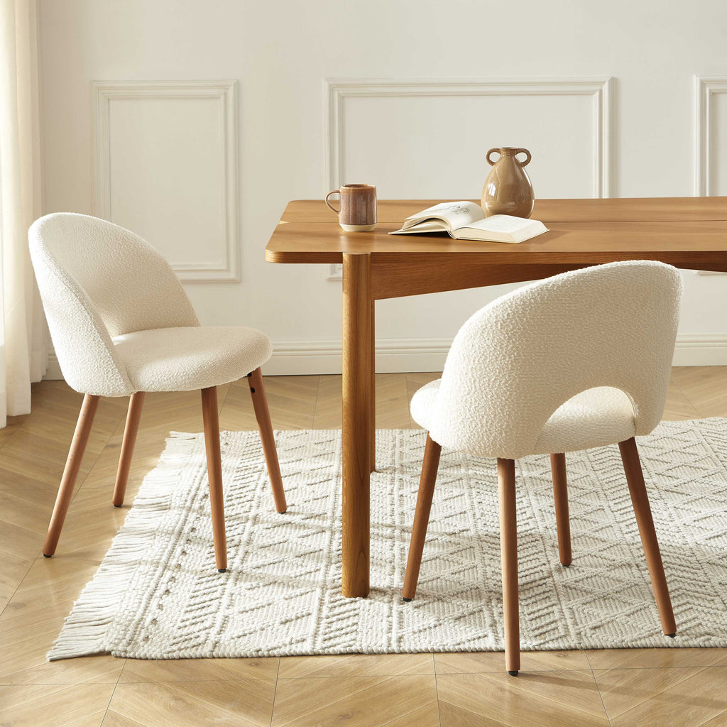 SIMONE Set of 2 Dining Chairs - Beige