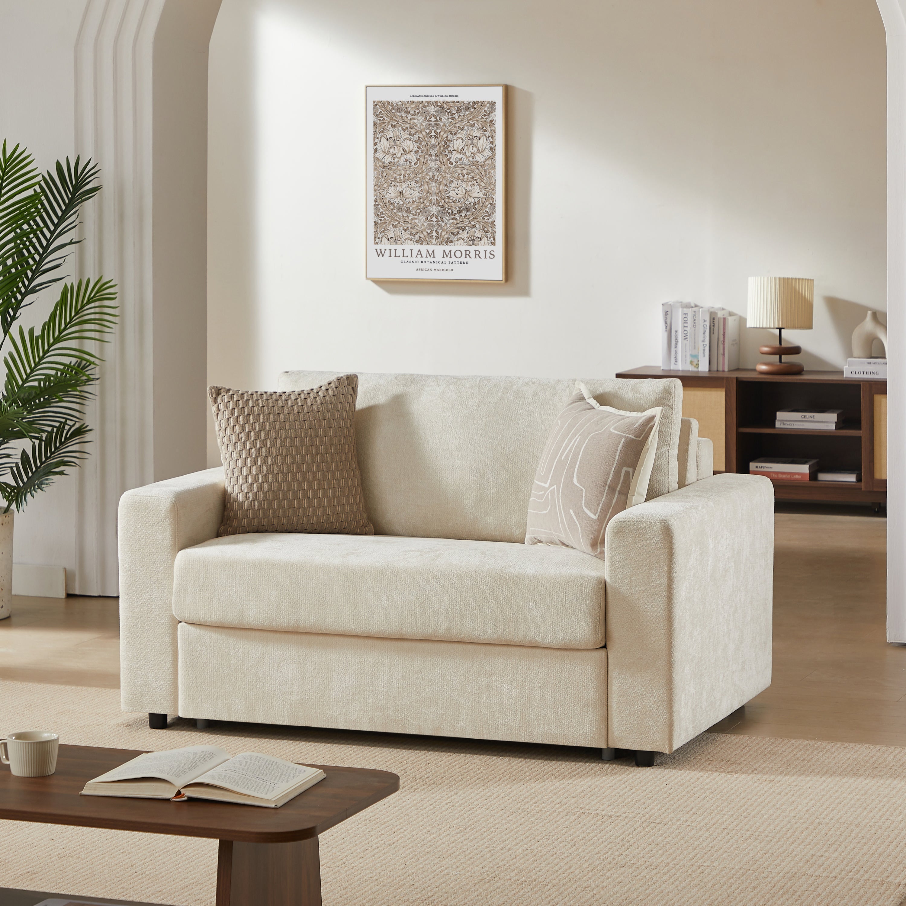 SOCCA Express Delivery Fabric Sofa – Beige