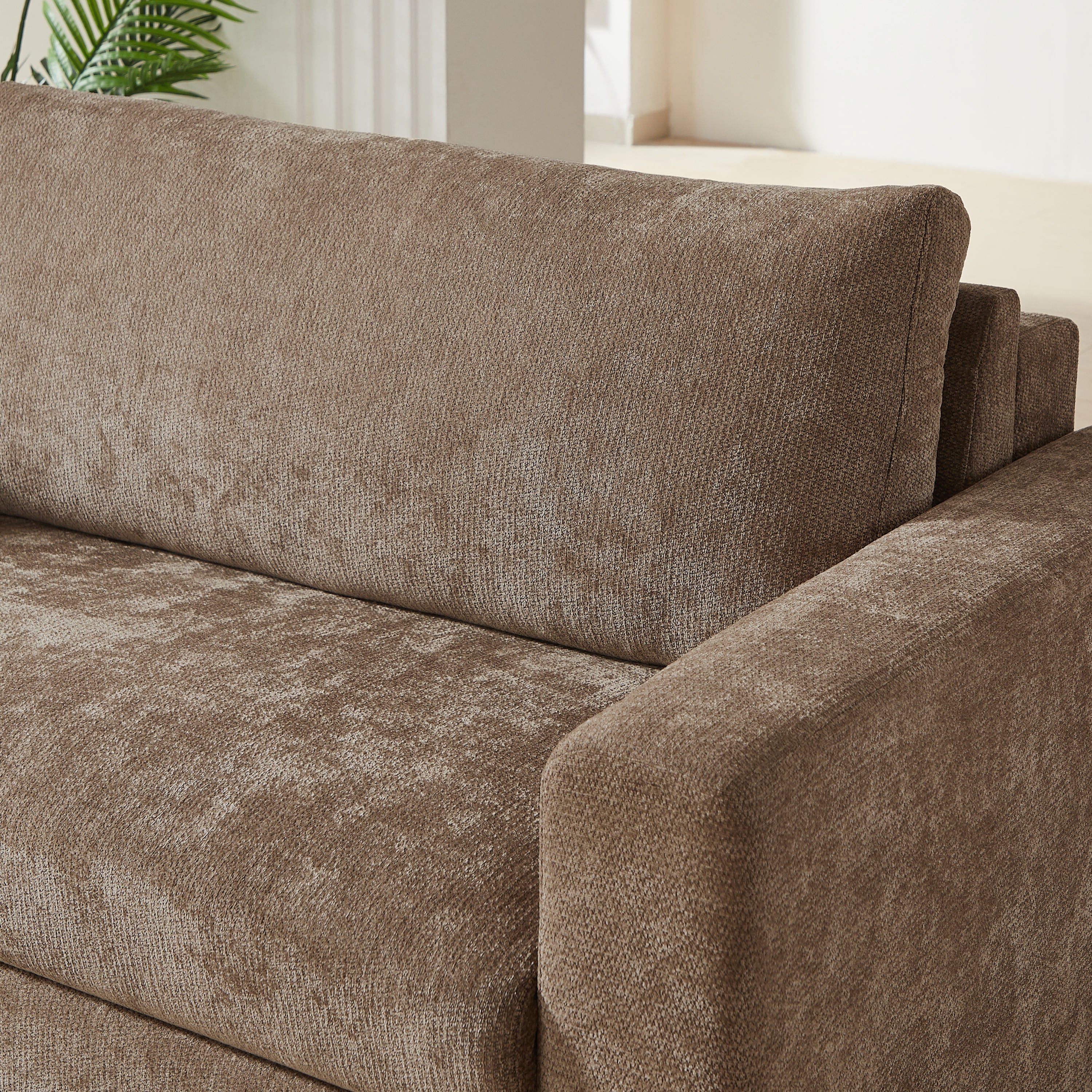 SOCCA Express Delivery Fabric Sofa – Brown