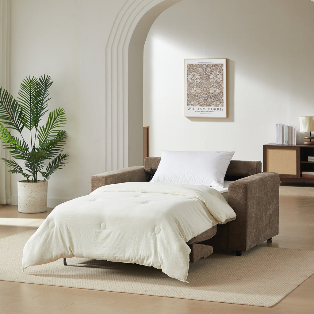 SOCCA Express Delivery Fabric Sofa – Brown