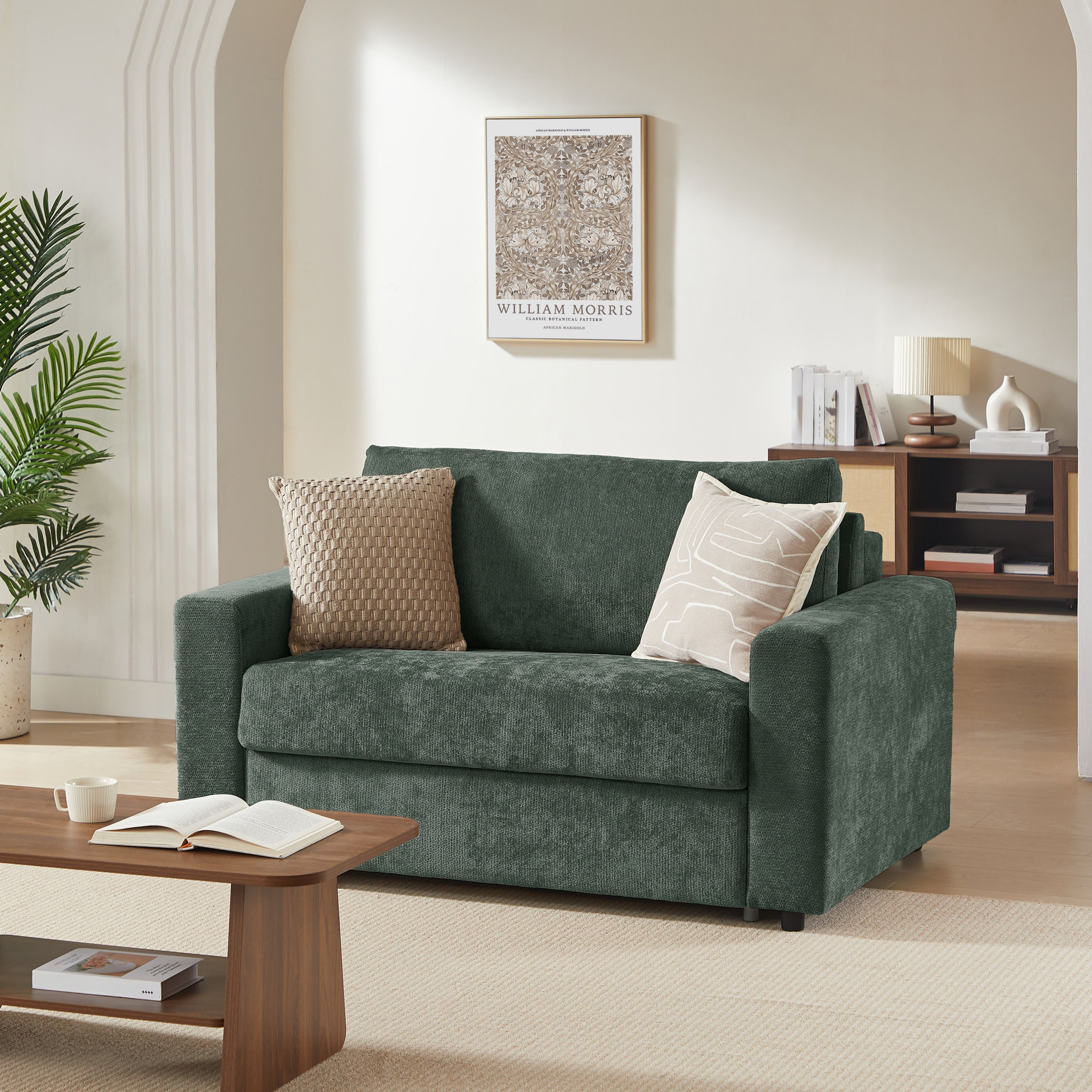 SOCCA Express Delivery Fabric Sofa – Green