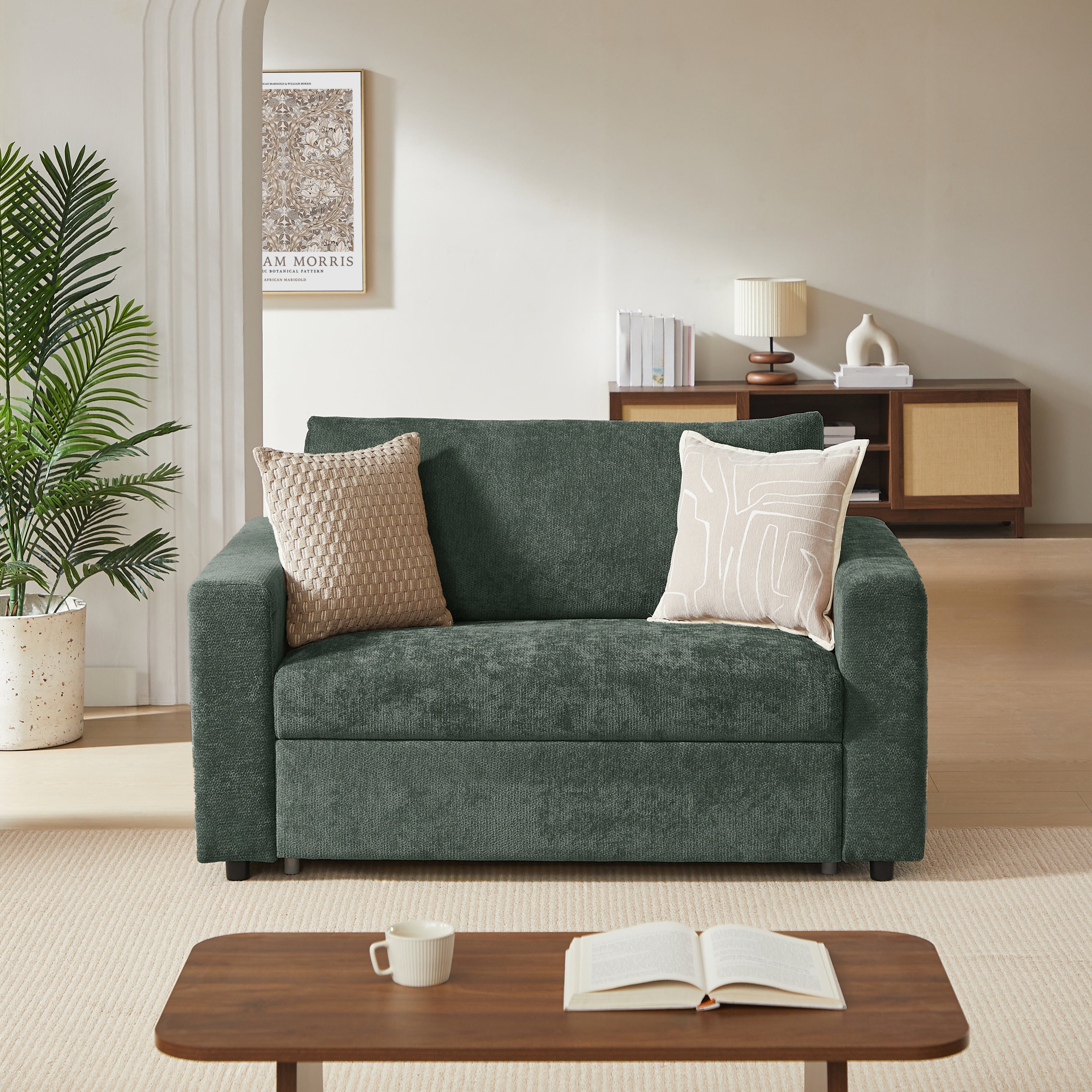 SOCCA Express Delivery Fabric Sofa – Green