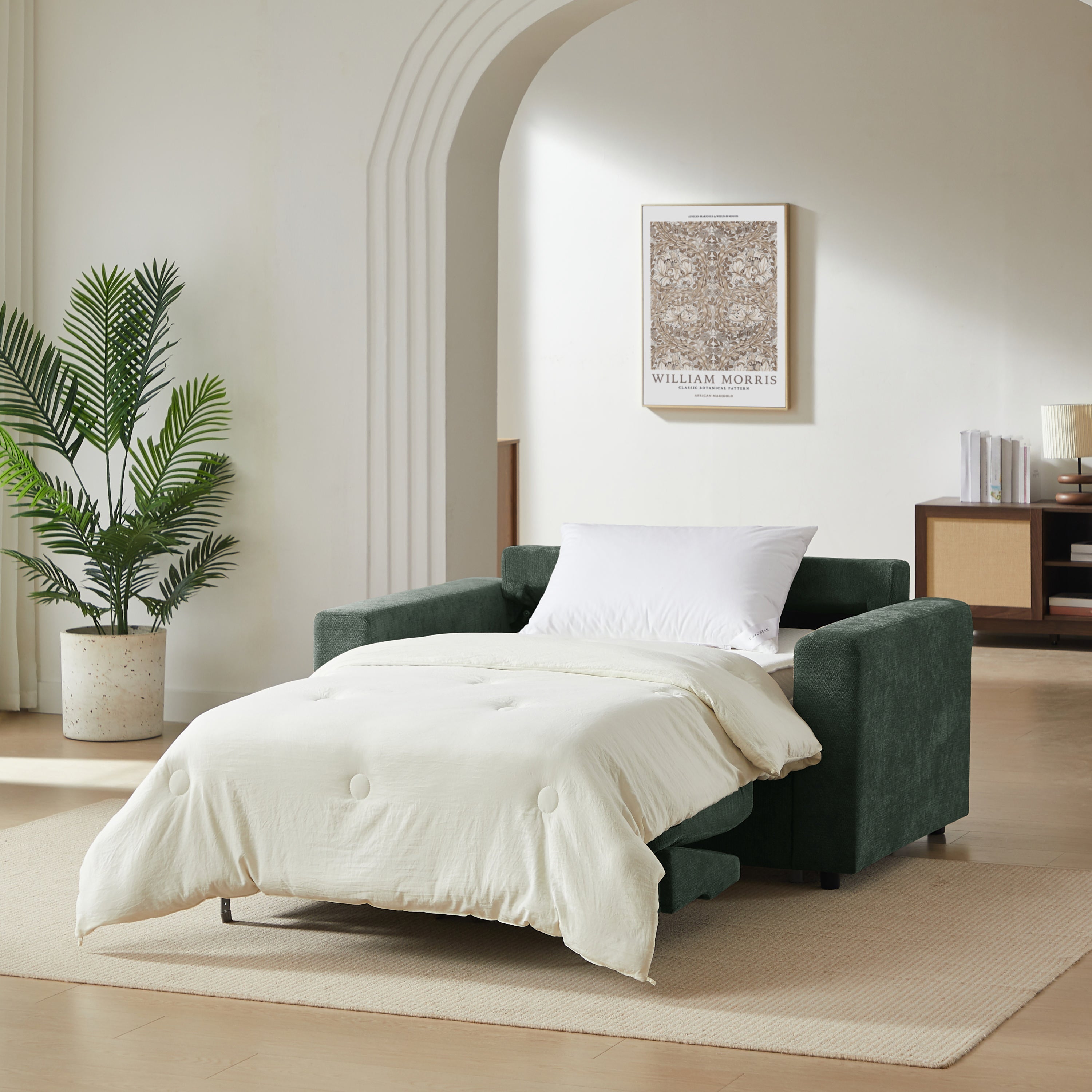 SOCCA Express Delivery Fabric Sofa – Green