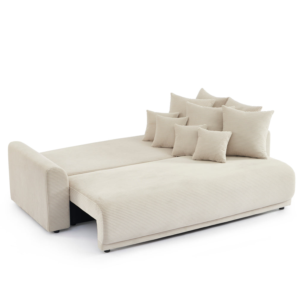 SOLINE Straight Sofa - Beige