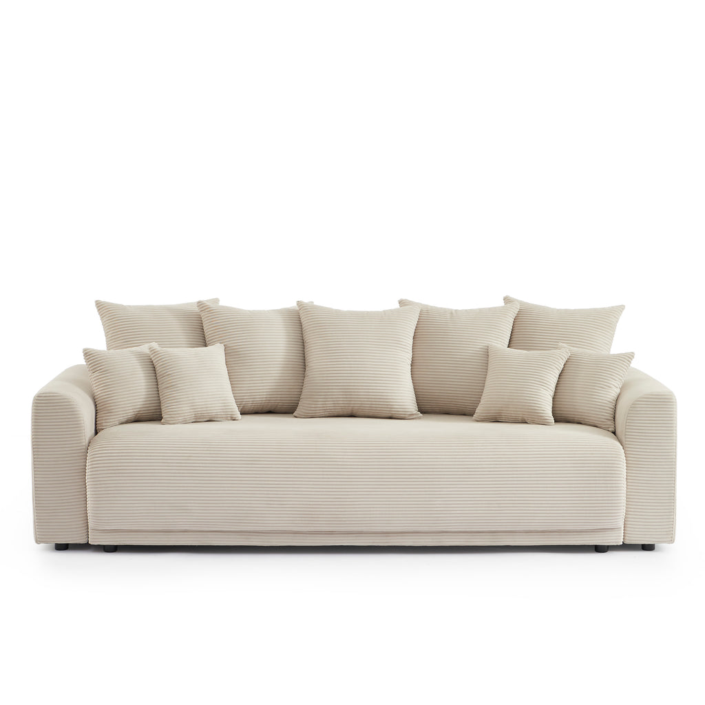 SOLINE Straight Sofa - Beige