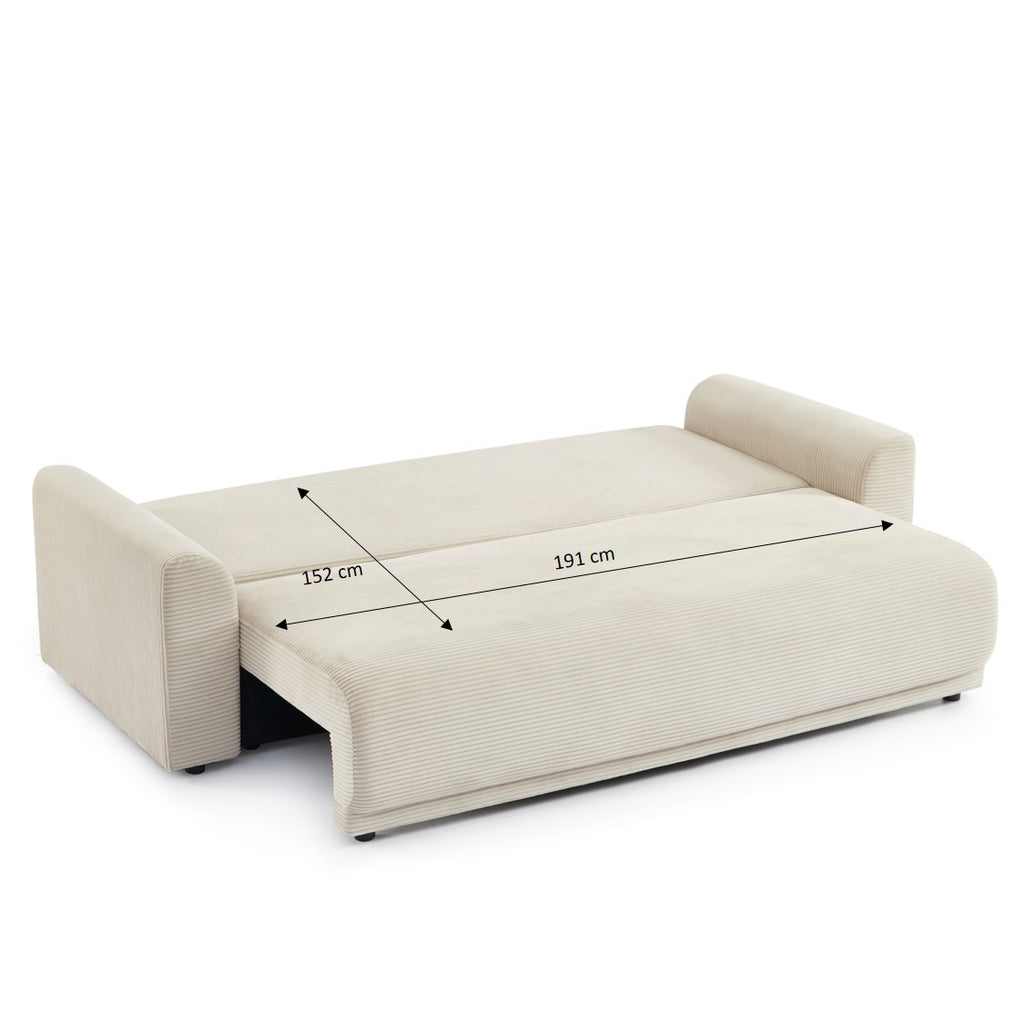 SOLINE Straight Sofa - Beige