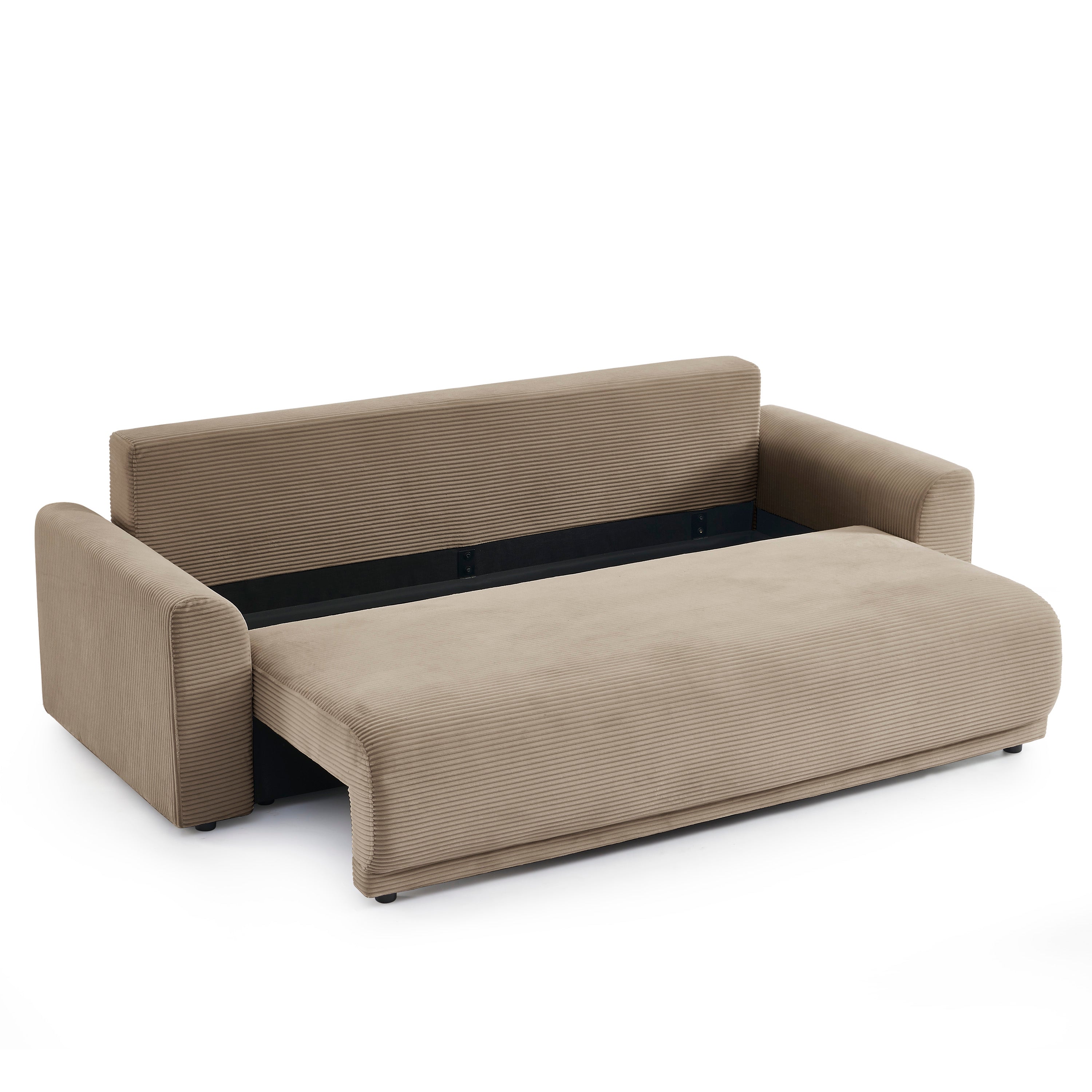 SOLINE Straight Sofa - Brown