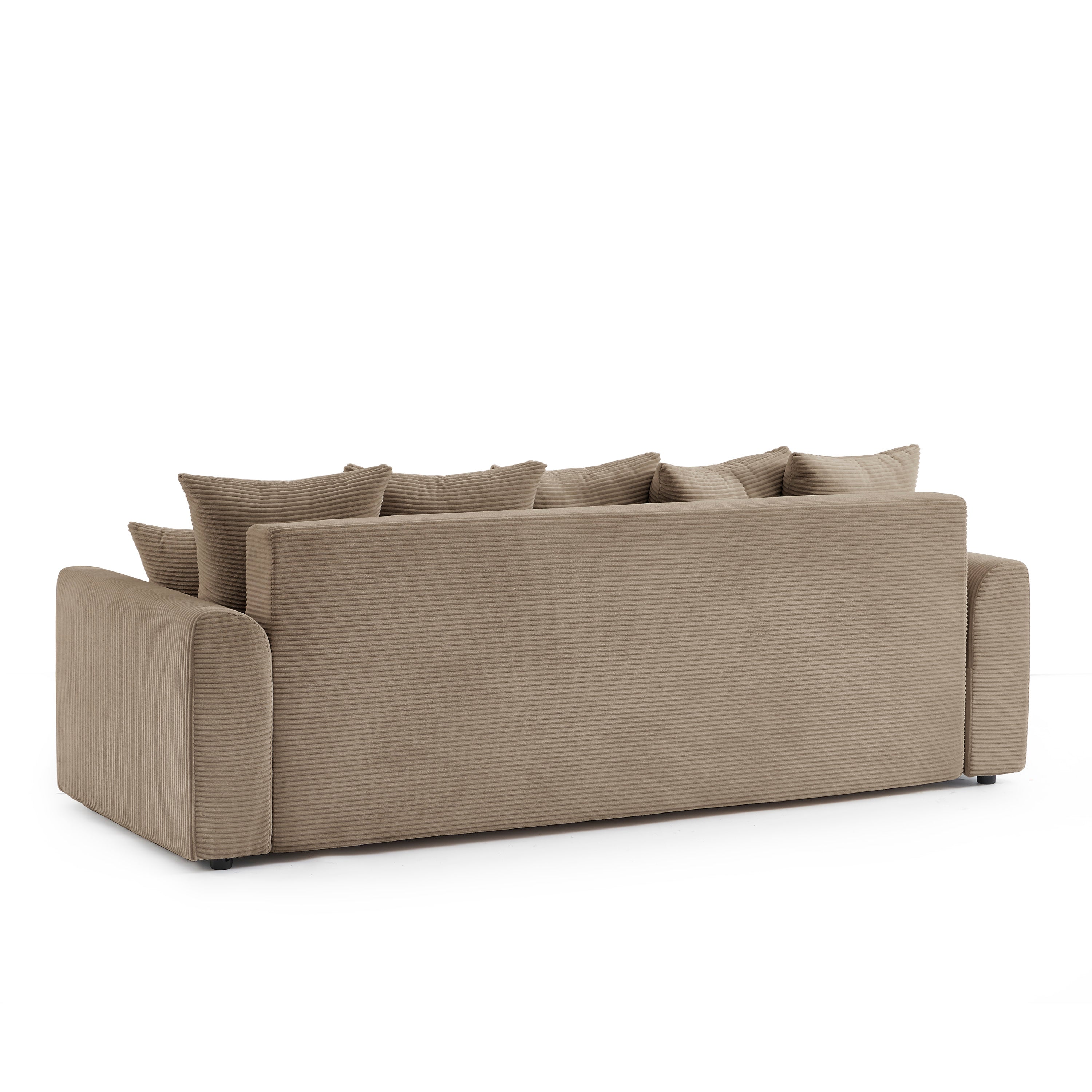 SOLINE Straight Sofa - Brown