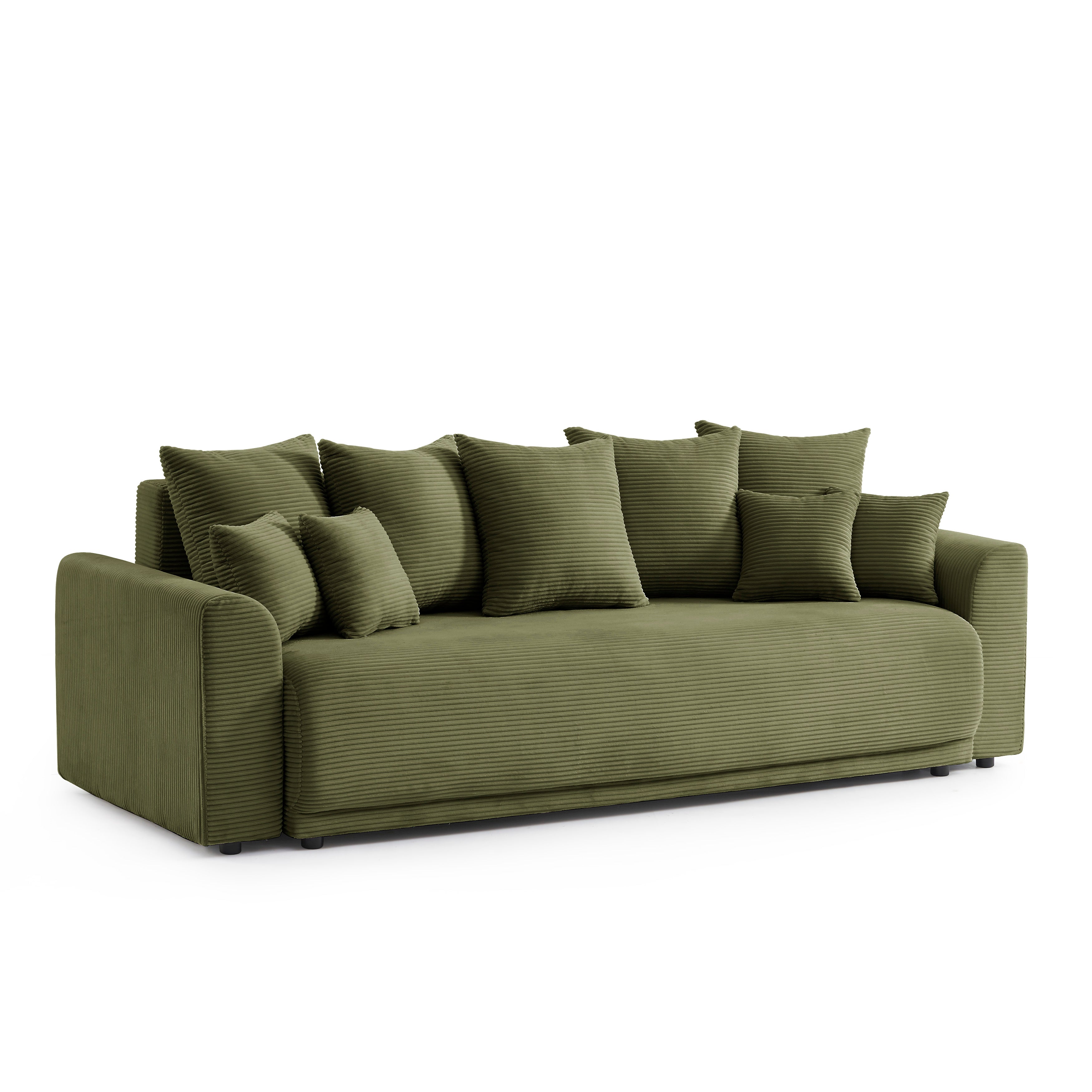 SOLINE Straight Sofa - Green