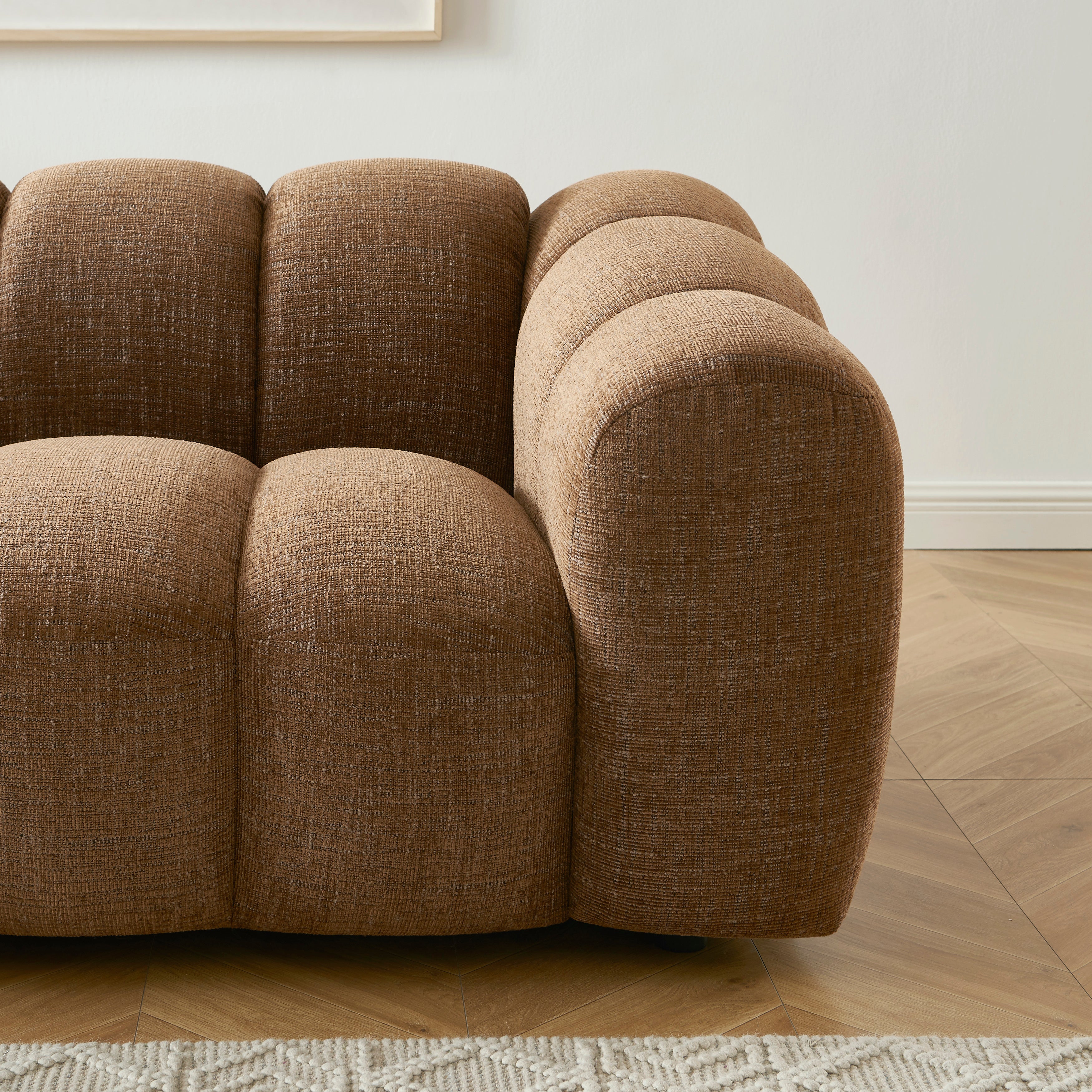 SUNNY Tweed fabric - Brown