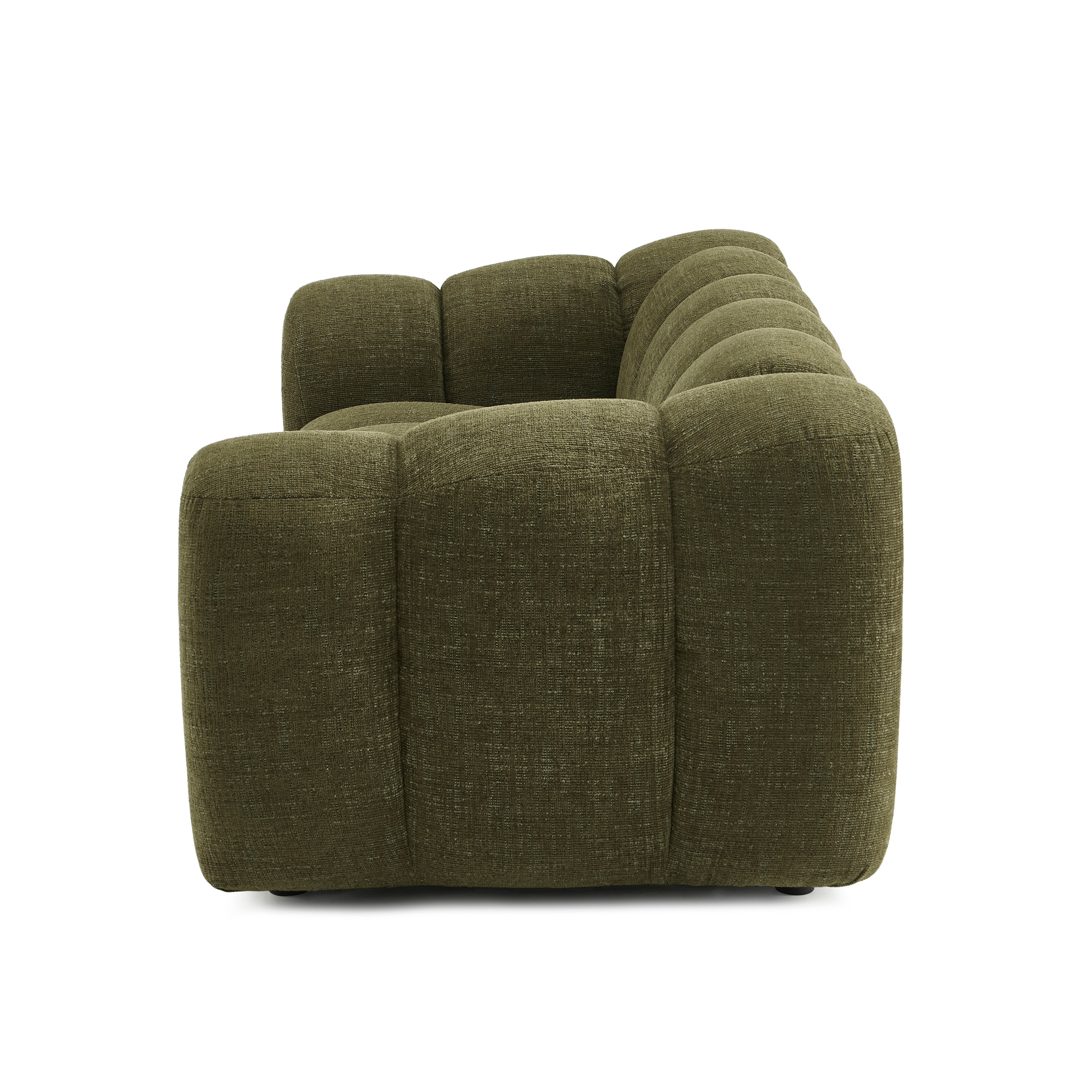 SUNNY Tweed Fabric Sofa – Green