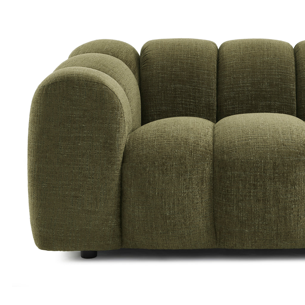 SUNNY Tweed Fabric Sofa – Green