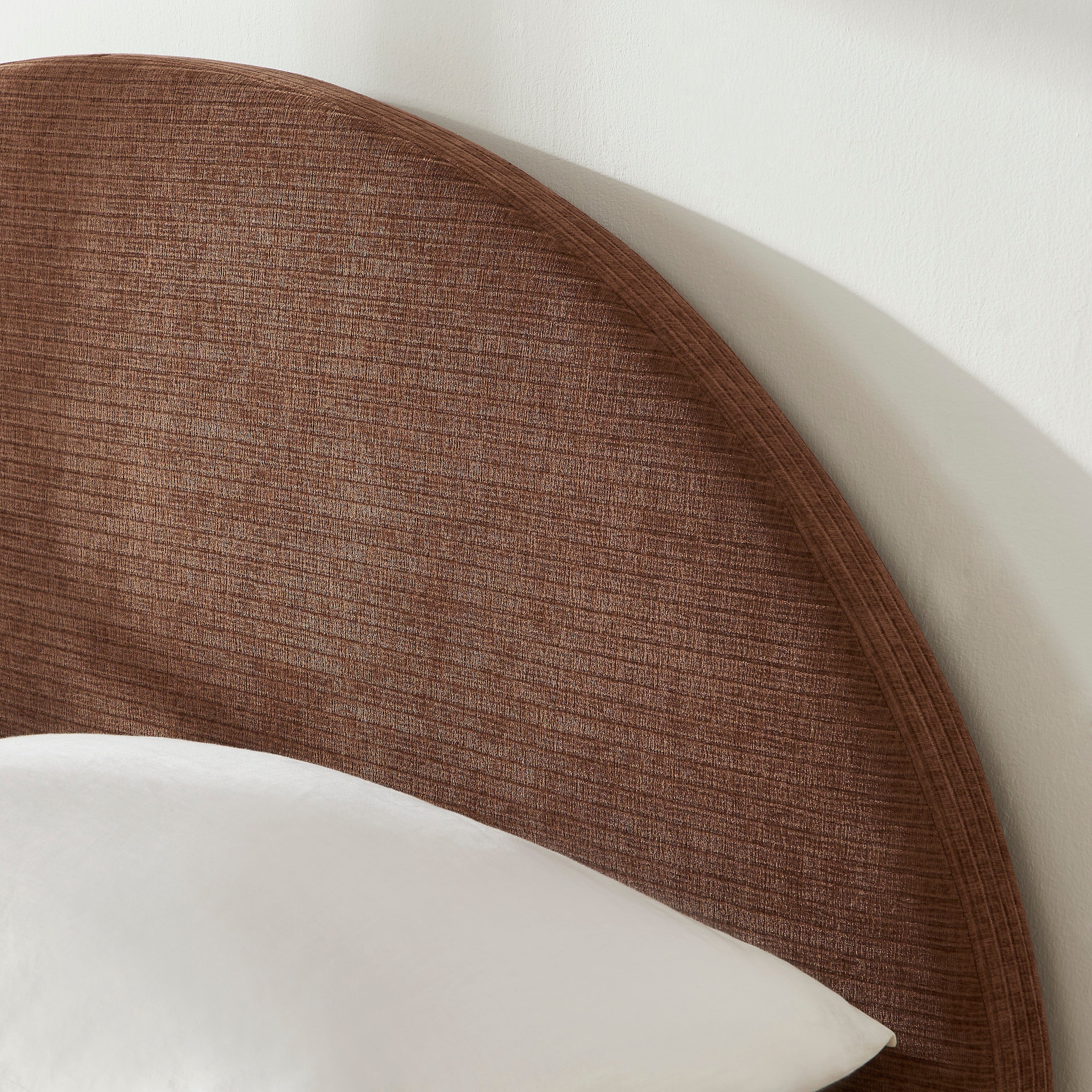 TAIJO Upholstered Storage Bed with Slatted Base – Brown