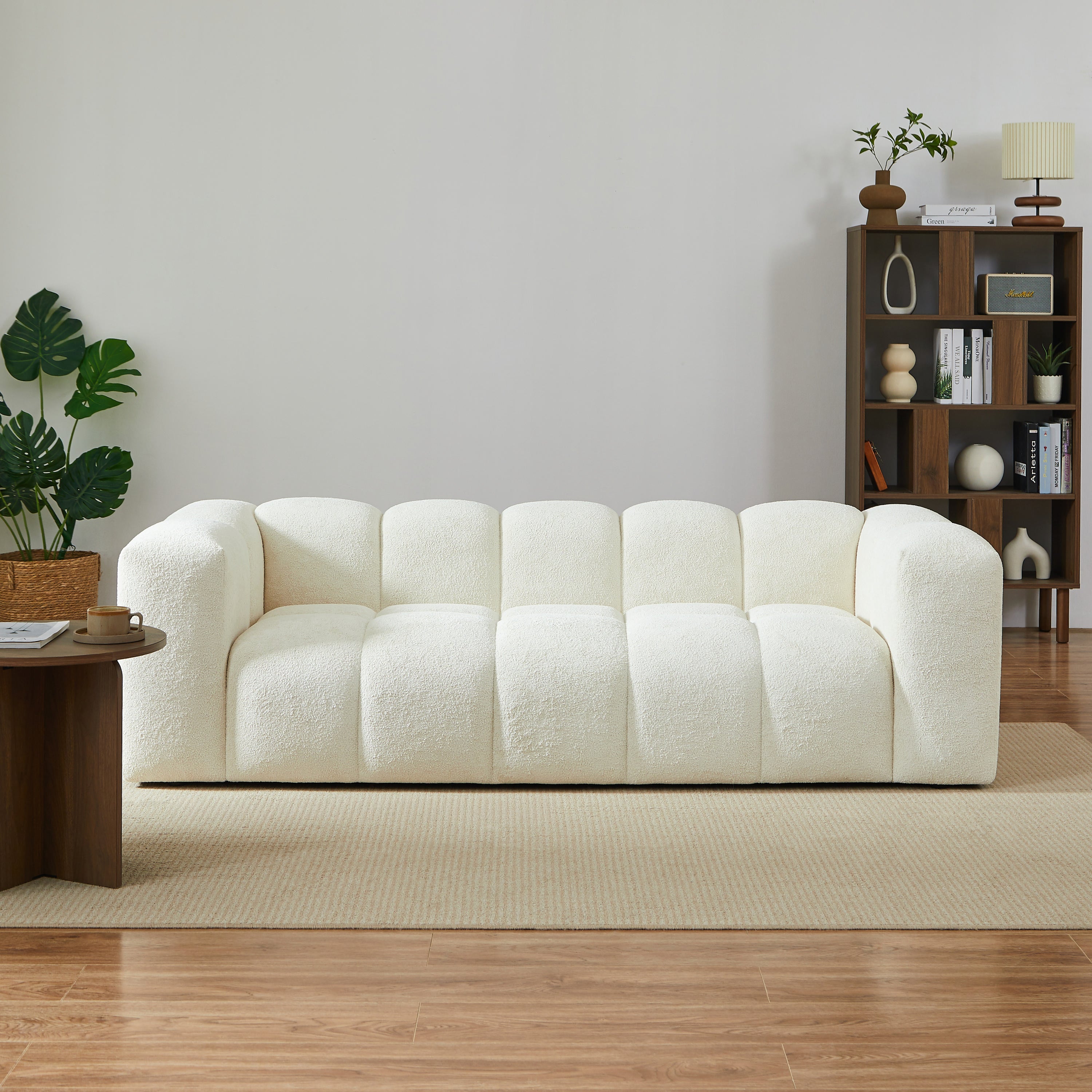 TASTA 3-Seater Sofa And Armchair Set – Fabric Living Room Furniture