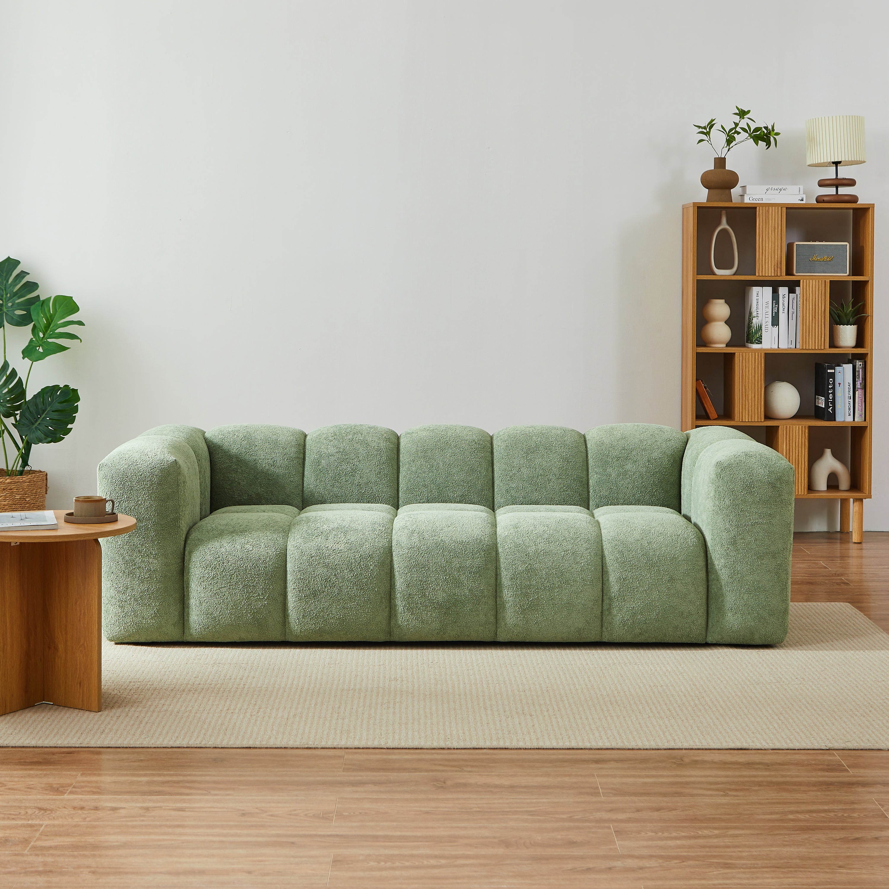 TASTA 3-Seater Sofa And Armchair Set – Fabric Living Room Furniture