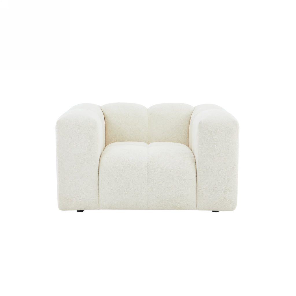 TASTA 3-Seater Sofa And Armchair Set – Fabric Living Room Furniture