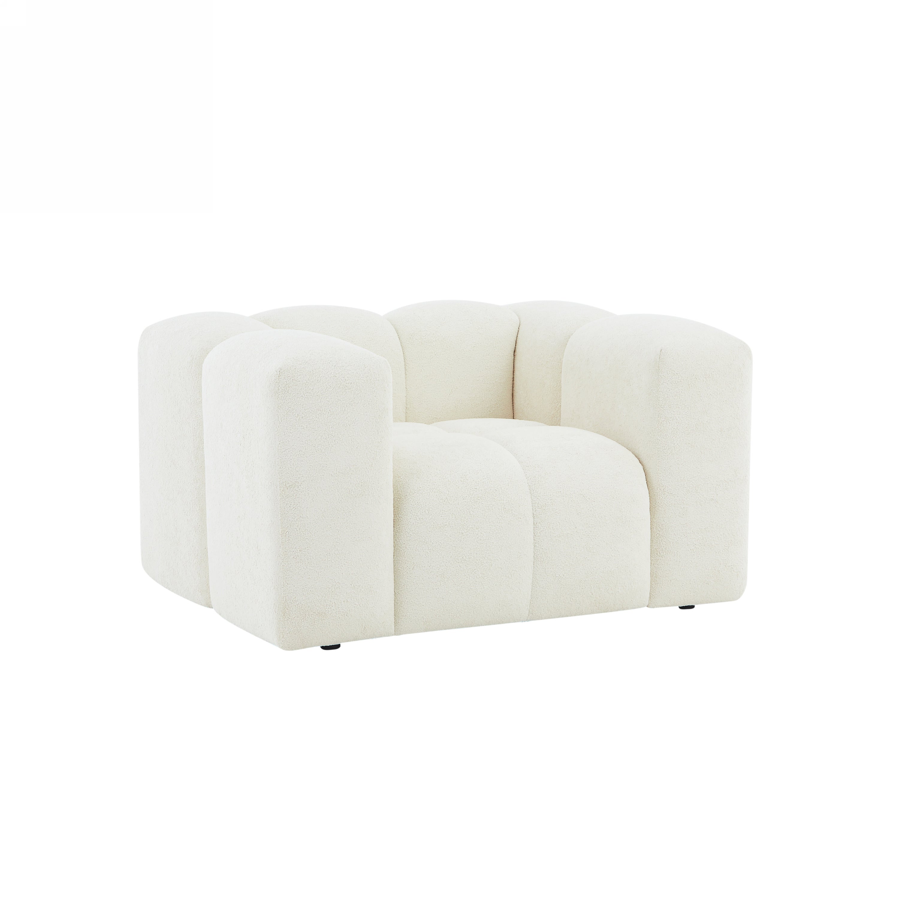 TASTA 3-Seater Sofa And Armchair Set – Fabric Living Room Furniture