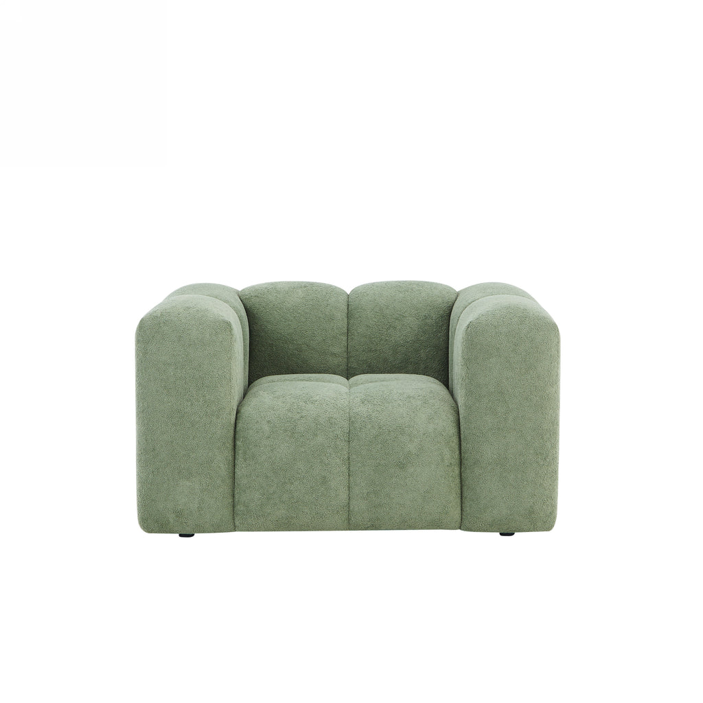 TASTA 3-Seater Sofa And Armchair Set – Fabric Living Room Furniture