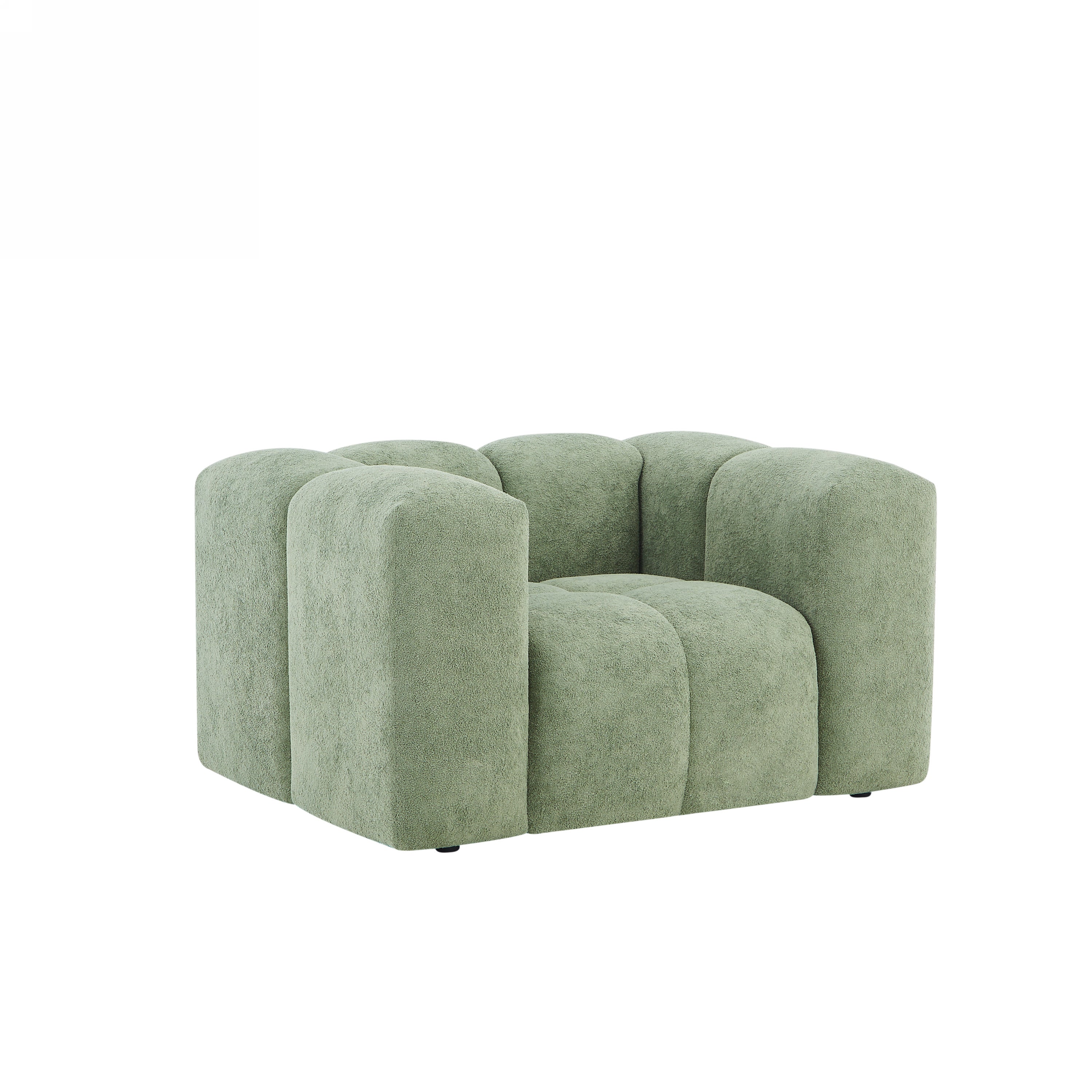 TASTA 3-Seater Sofa And Armchair Set – Fabric Living Room Furniture