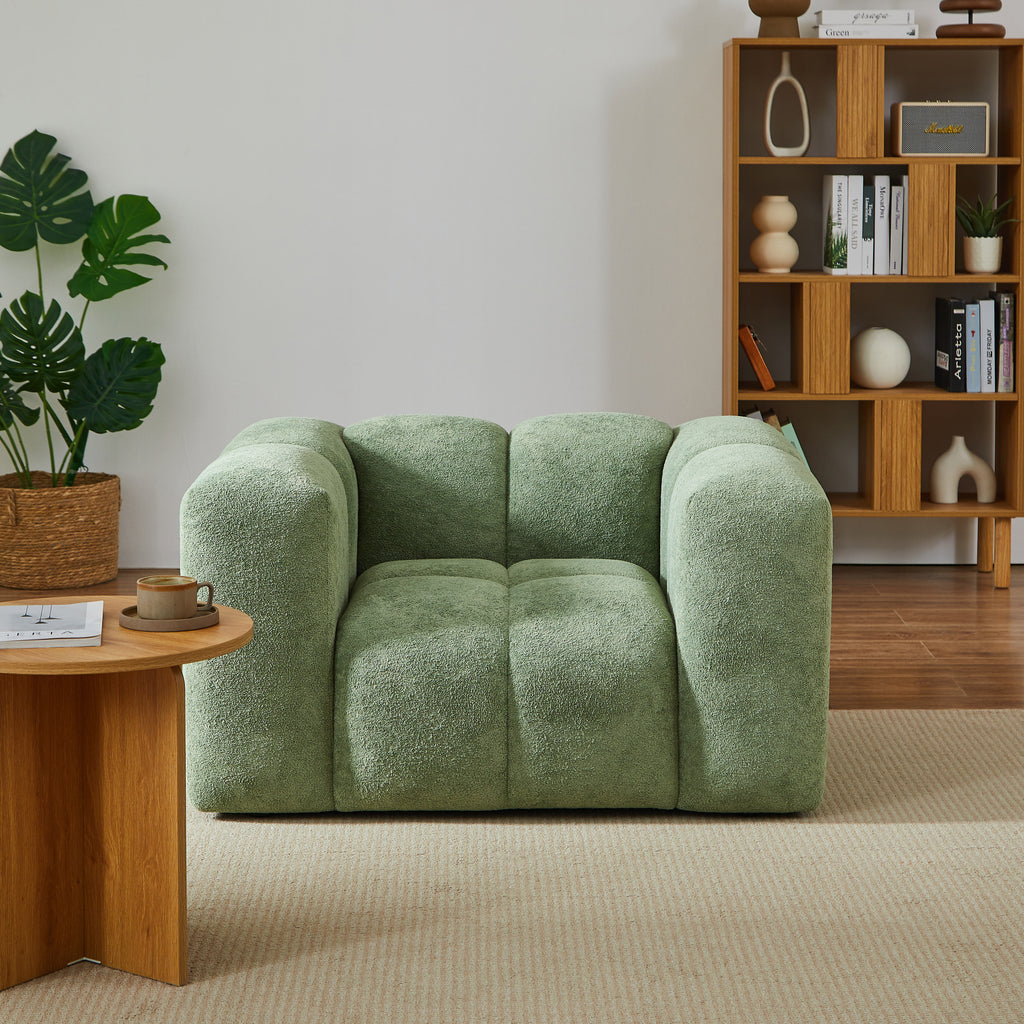 TASTA 3-Seater Sofa And Armchair Set – Fabric Living Room Furniture