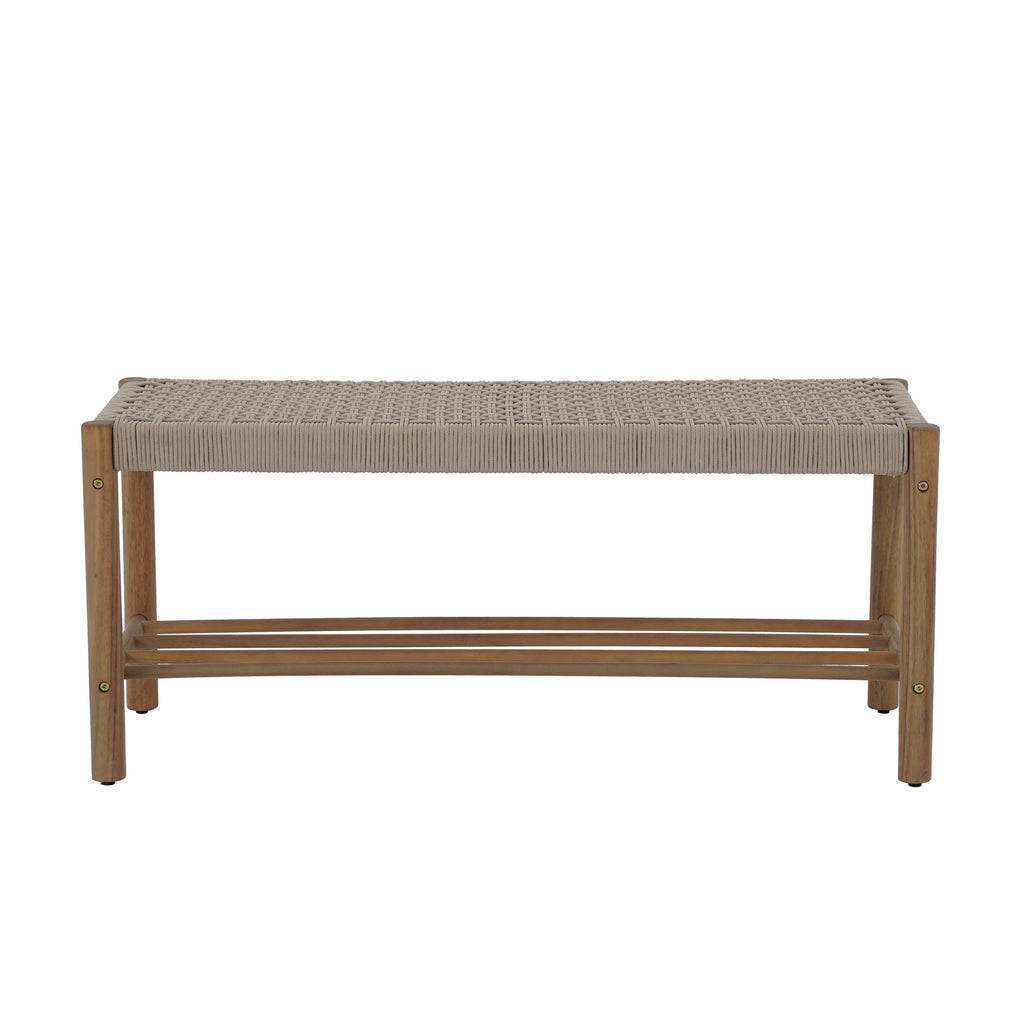 TONGO Solid Wood Bench – Beige