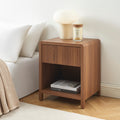 Nightstand Utica Walnut-effect – Walnut