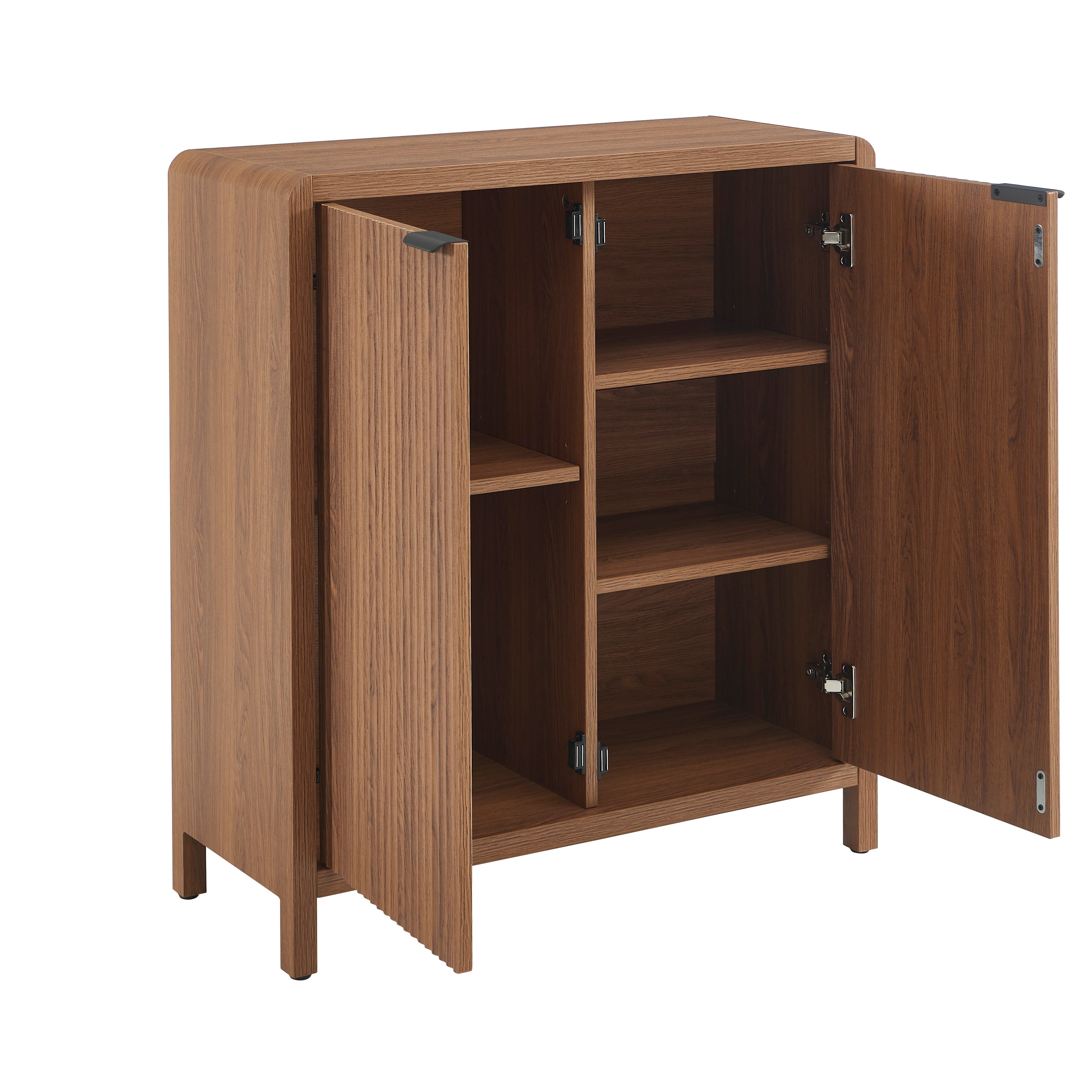 Sideboard Utica Walnut-effect 2 Doors 75cm – Walnut