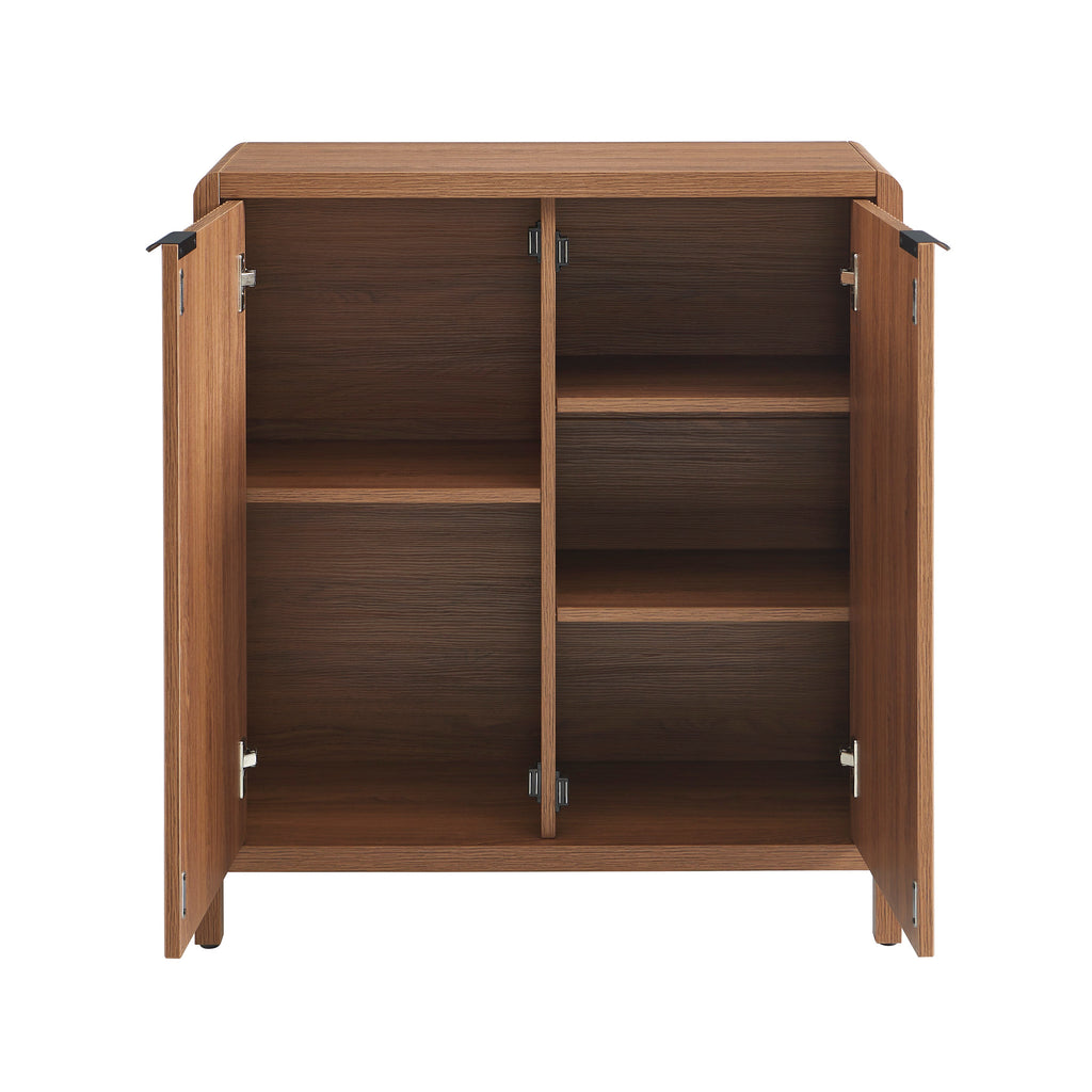 Sideboard Utica Walnut-effect 2 Doors 75cm – Walnut