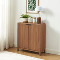 Sideboard Utica Walnut-effect 2 Doors 75cm – Walnut