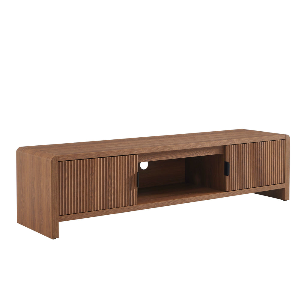 Tv Unit Utica Walnut-effect 160cm – Walnut