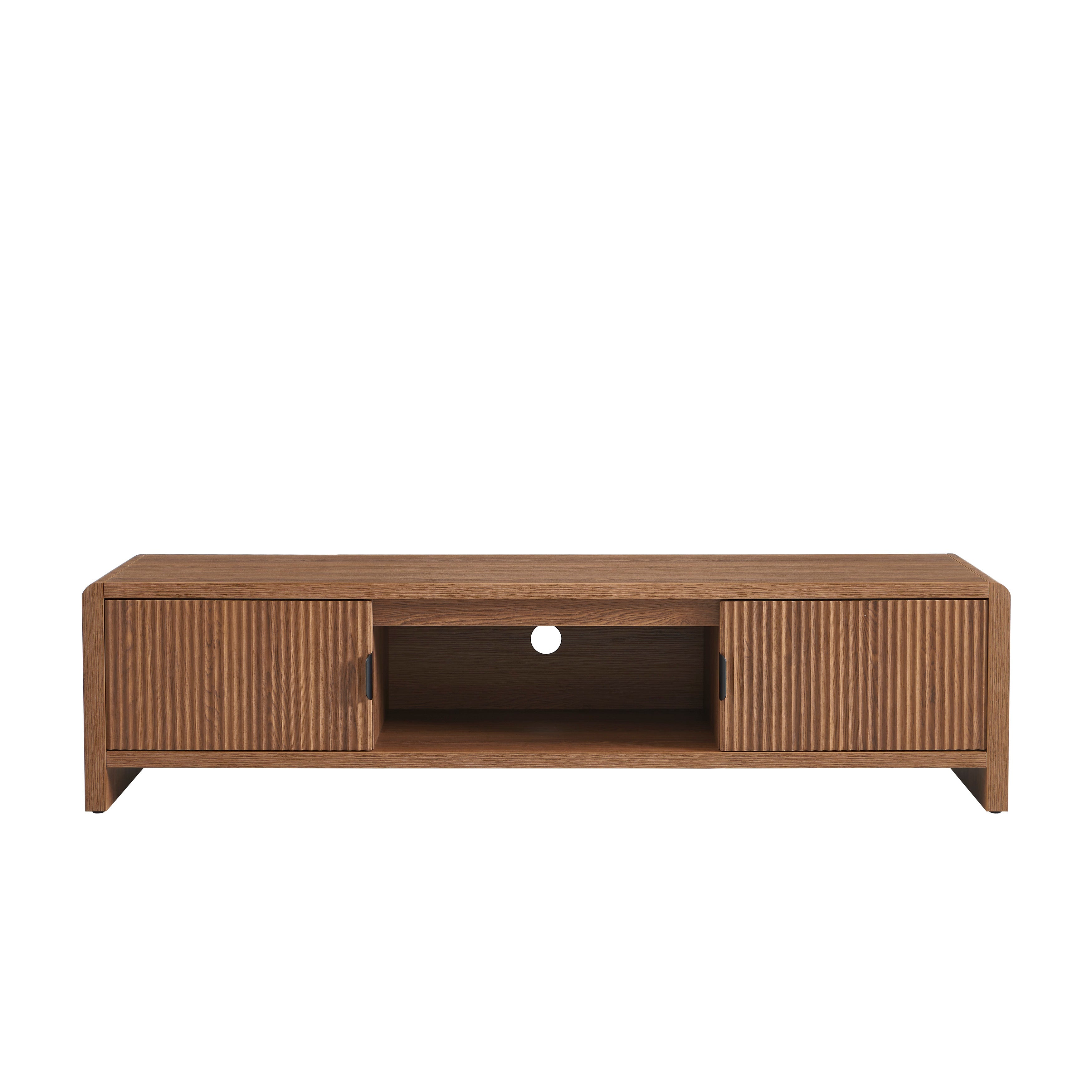Tv Unit Utica Walnut-effect 160cm – Walnut