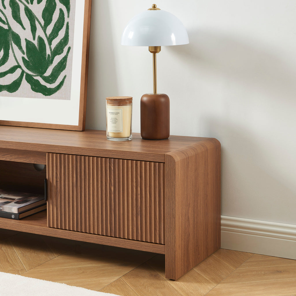 Tv Unit Utica Walnut-effect 160cm – Walnut