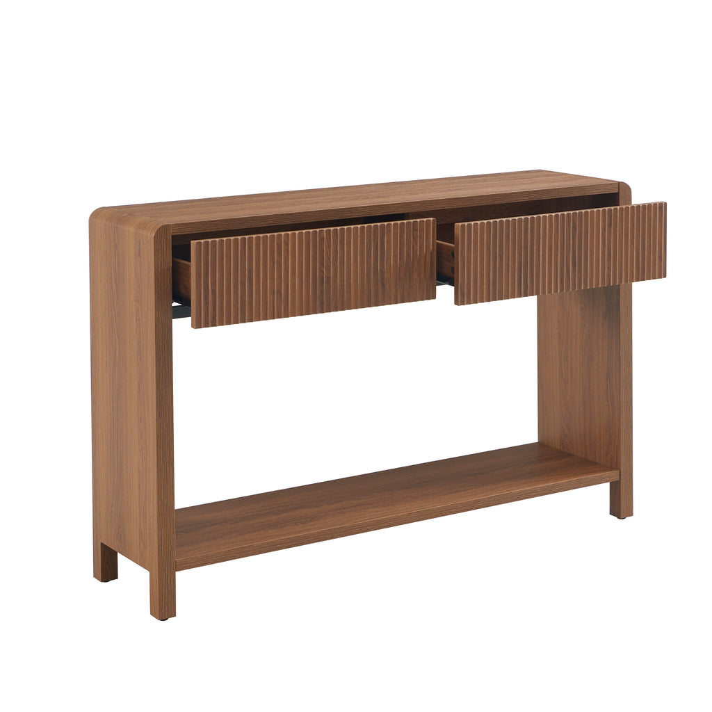 UTICA Modern Console Table – Walnut